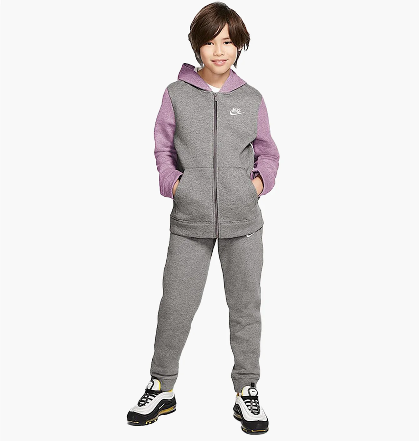 Спортивний костюм дитячий Nike Nsw Core Bf Trk Suit Grey BV3634-093