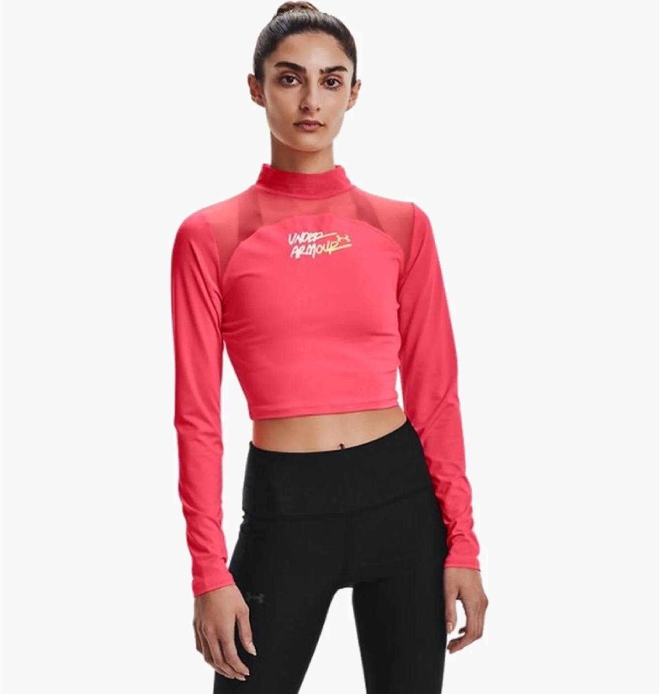 Лонгслів жіночий Under Armour Heatgear® Pink 1365760-819