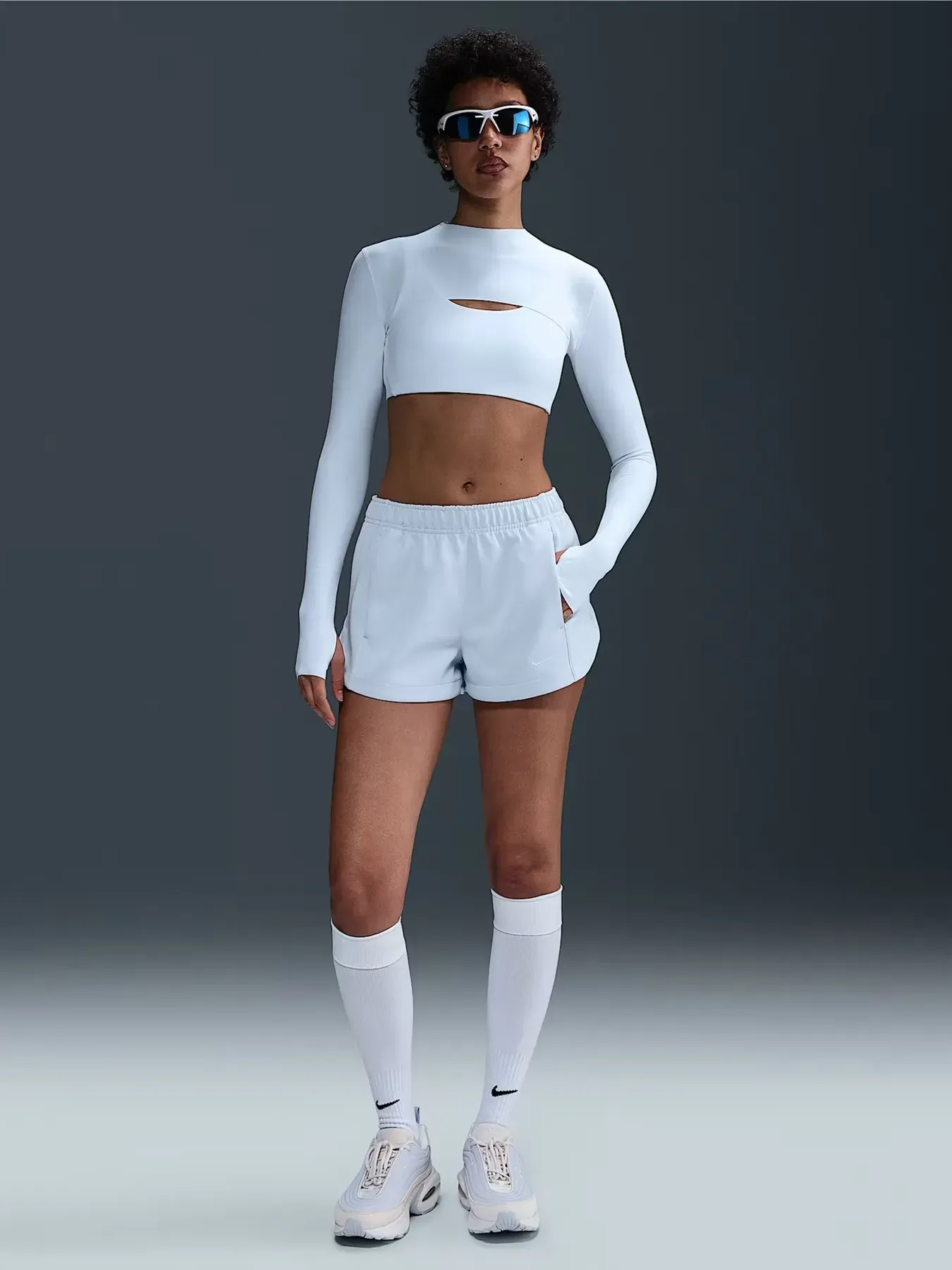 Шорти жіночі Nike W Nsw Nk Wr Ply Knt Mr 2" Shrt (HJ1406-423)