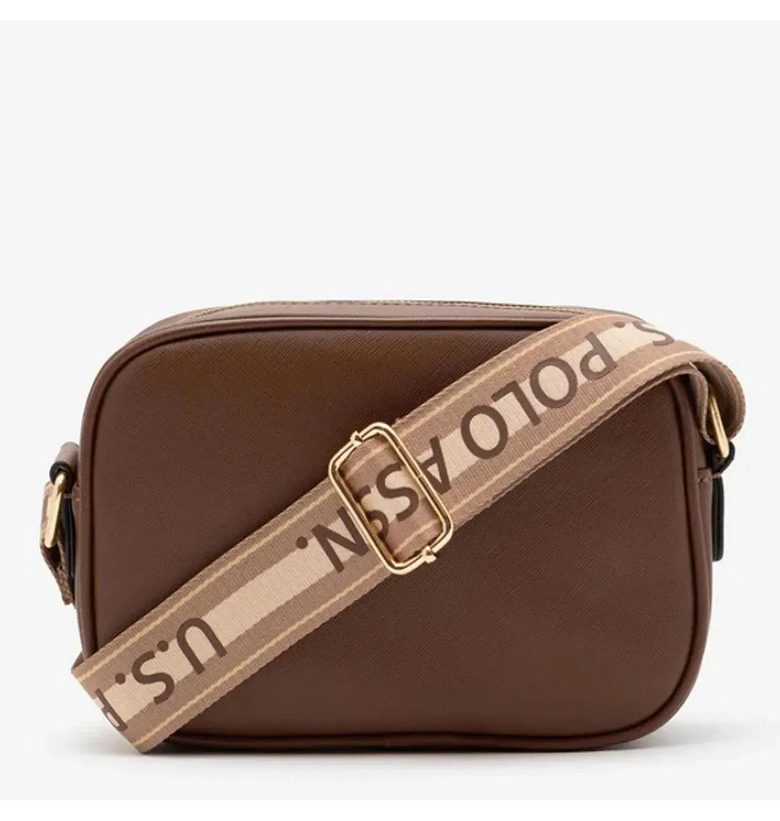 Сумка через плече U.S. Polo Assn. Crossbody Bag Brown (27A228AA-BRWN)