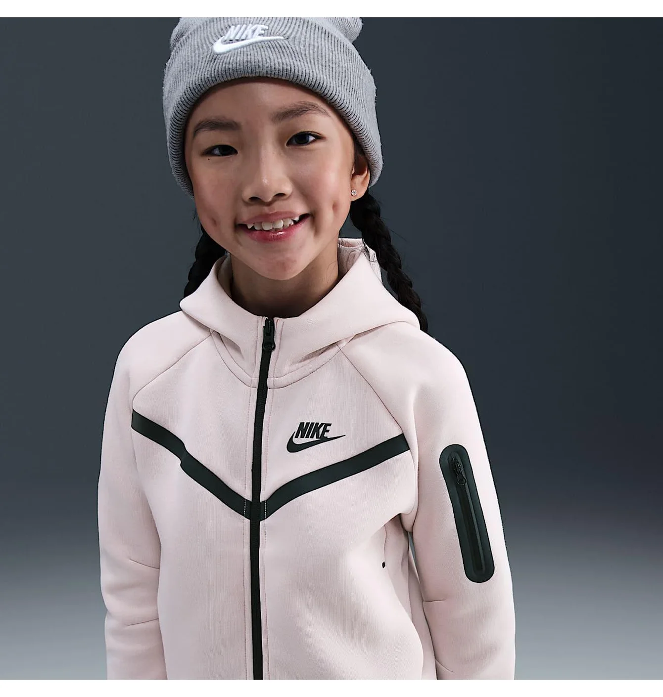 Толстовка дитяча Nike Tech Fleece Pink HV8695-667