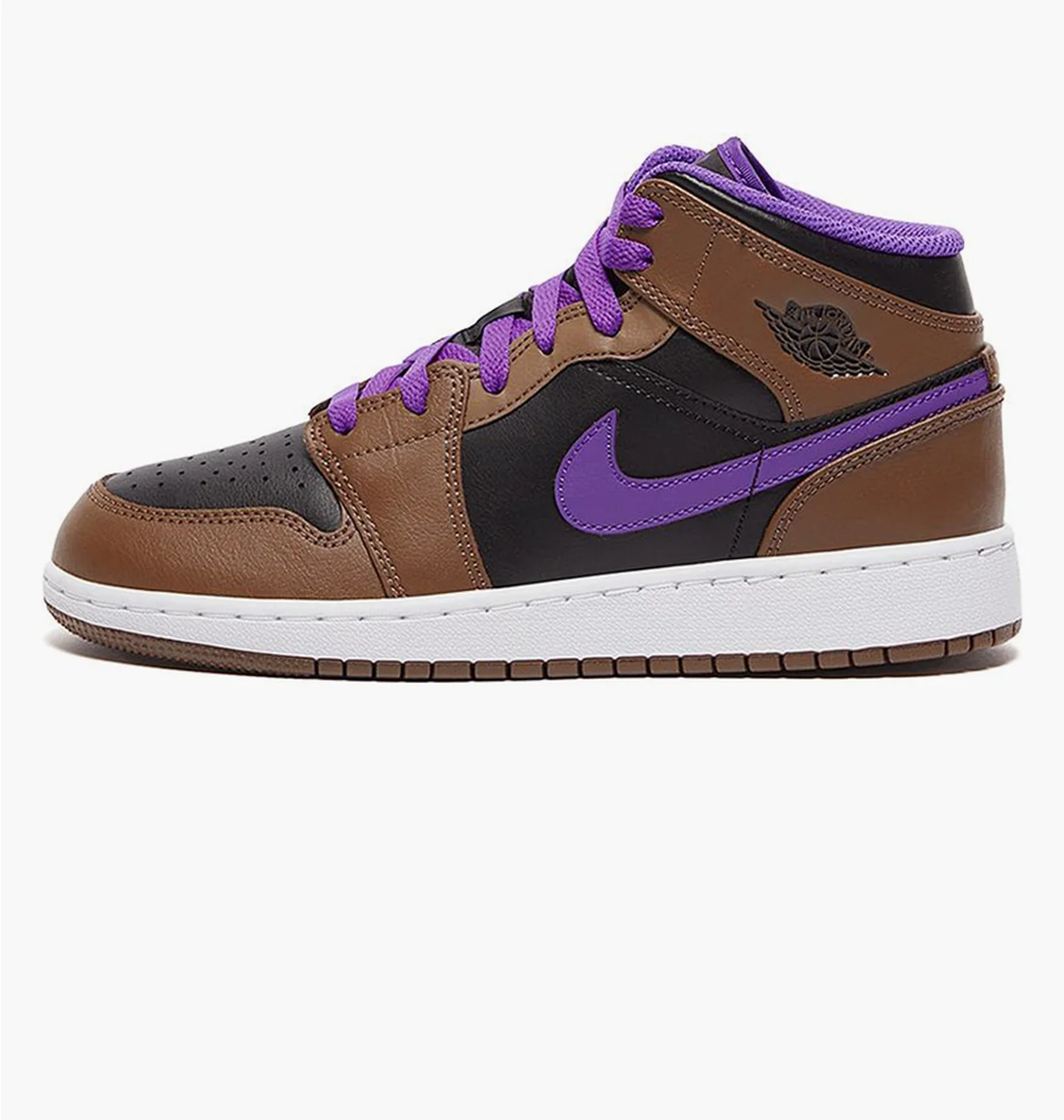 Кросівки дитячі Air Jordan 1 Mid Older Brown/Black DQ8423-215
