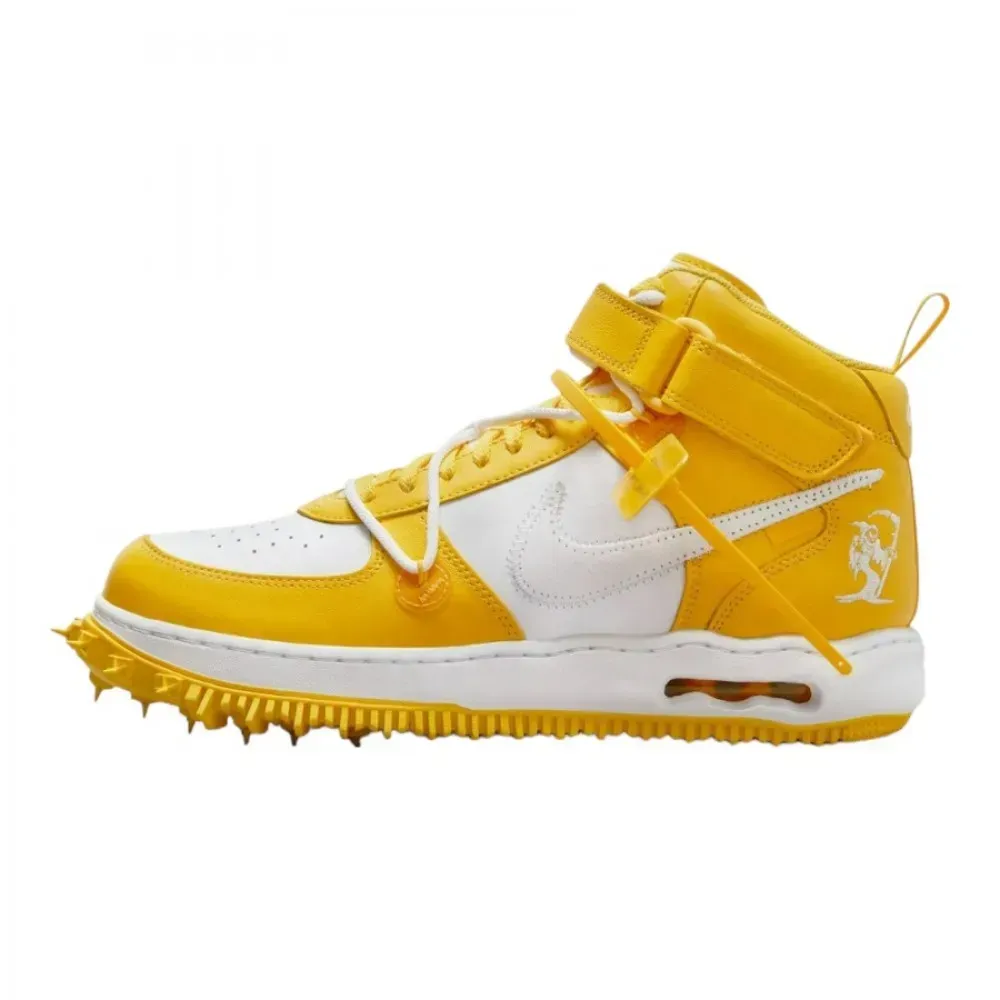 Кросівки чоловічі Nike Air Force 1 Mid Sp Off-White Varsity Maize (DR0500-101)