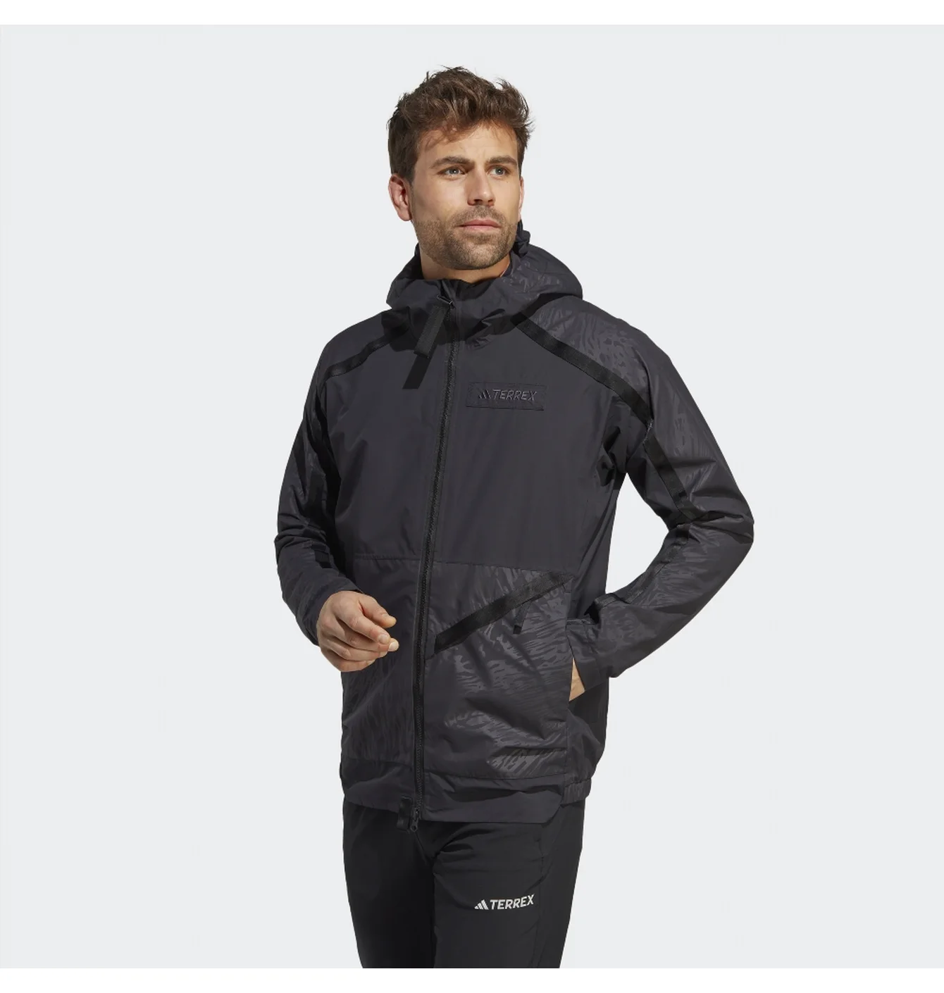 Куртка чоловіча Adidas Terrex Utilitas Rain.Rdy 2.5-Layer Rain Jacket Black Hn2928