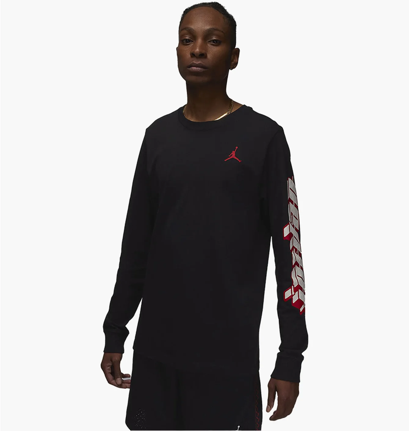 Лонгслів чоловічий Air Jordan Brand Black FN5976-010