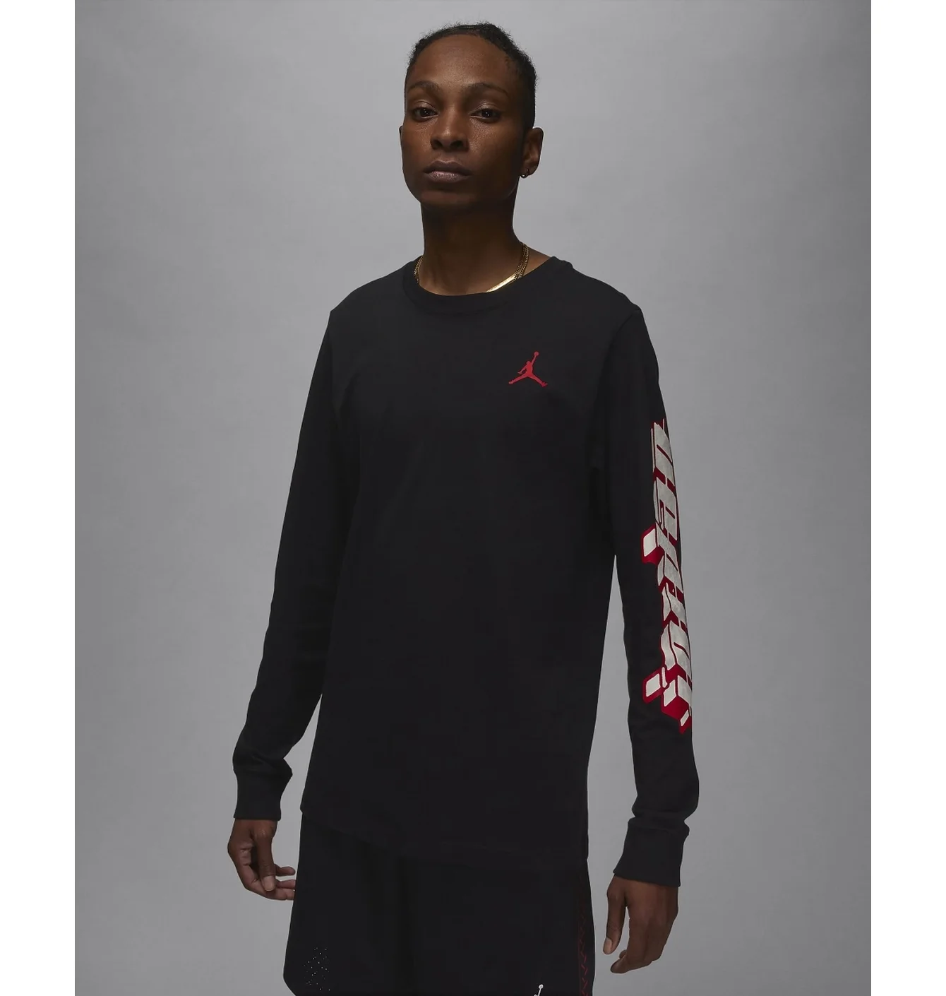 Лонгслів чоловічий Air Jordan Brand Black FN5976-010