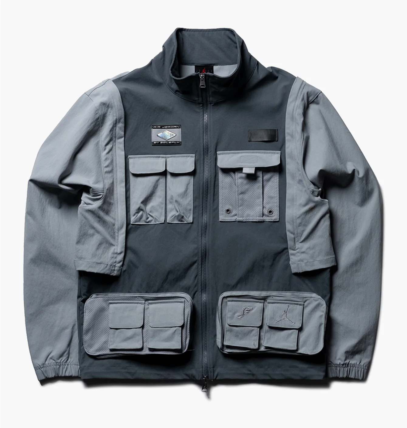 Куртка чоловіча Air Jordan X Solefly Jacket Grey Dv7515-077