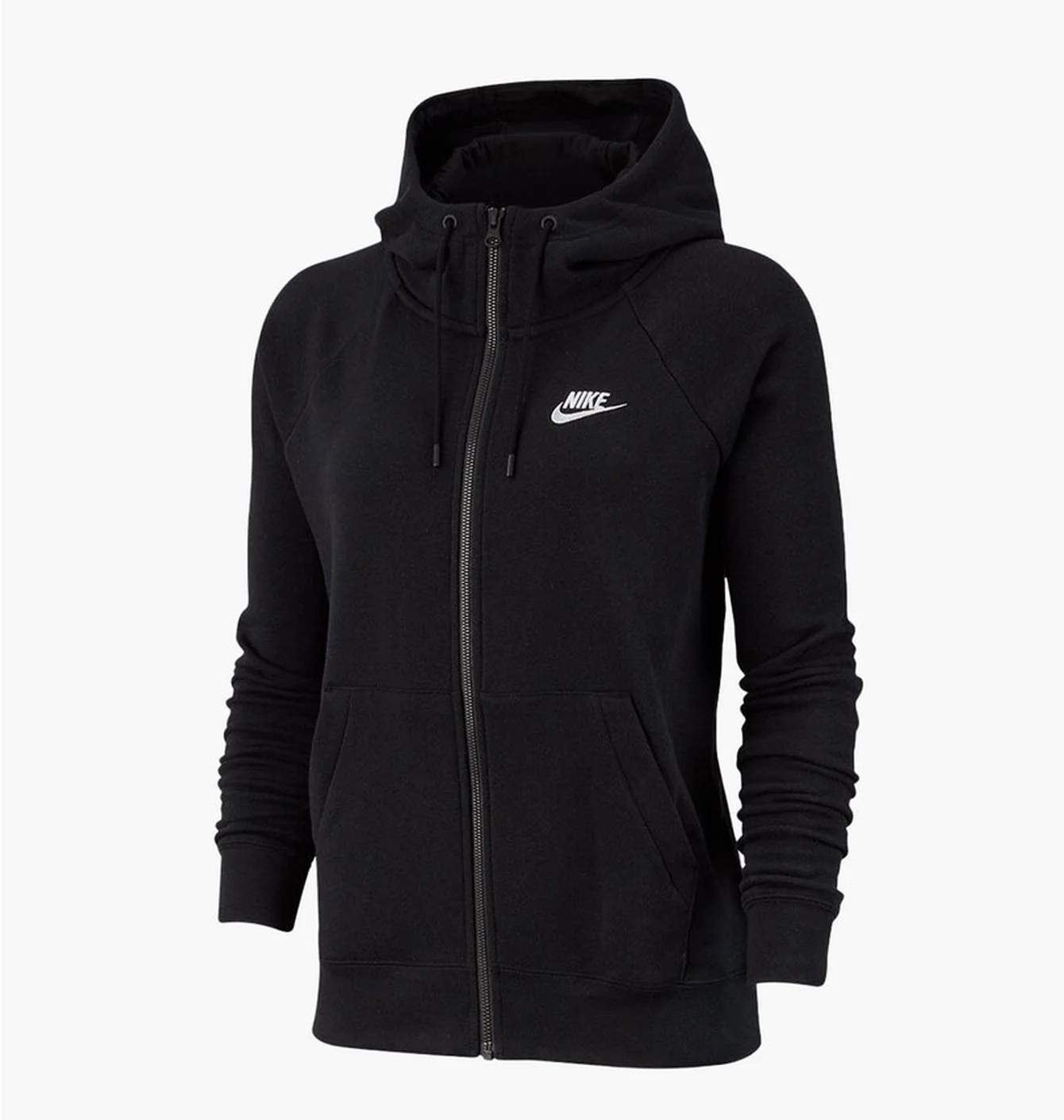 Толстовка жіноча Nike W NSW ESSNTL HOODIE FZ FLC Black BV4122-010