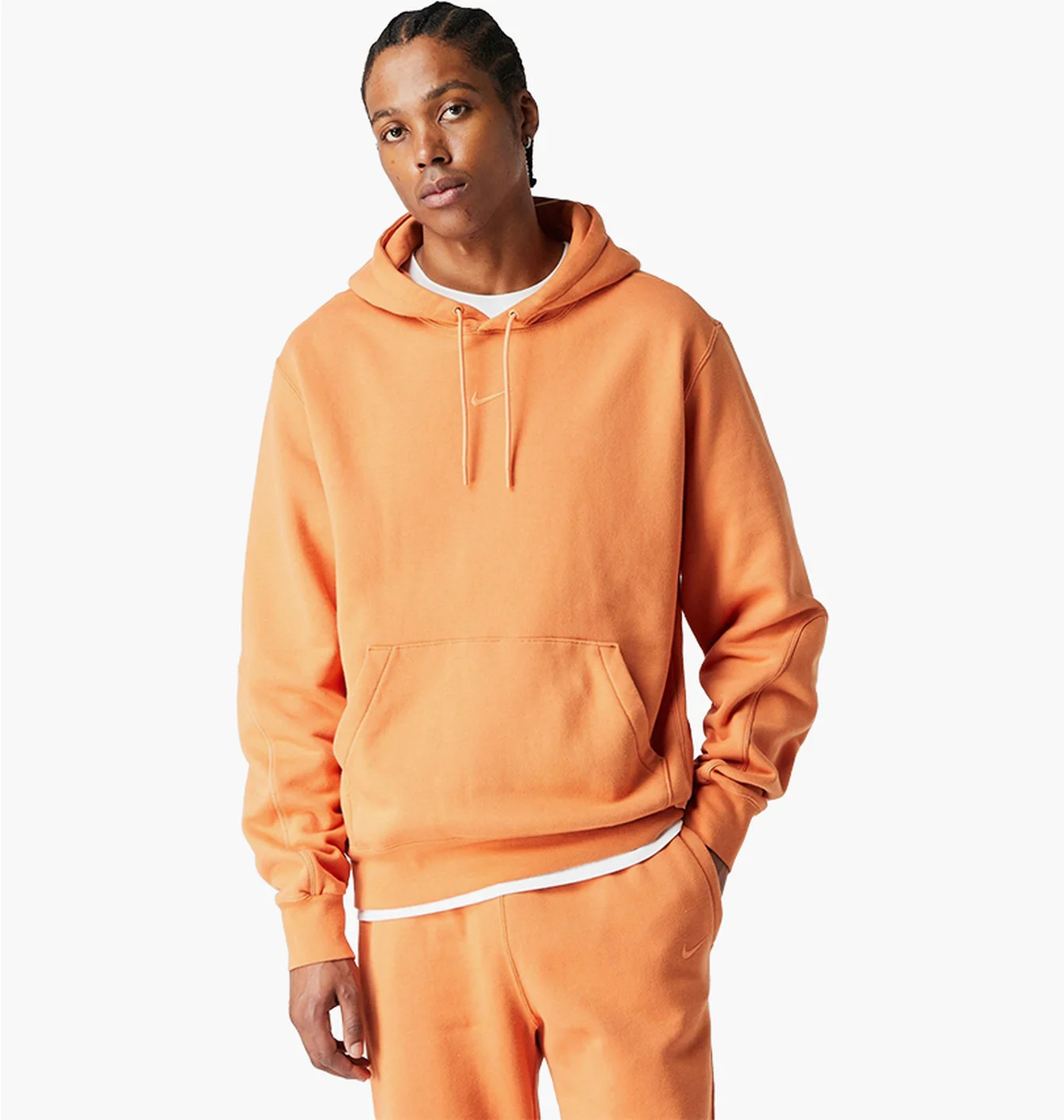 Худі чоловіче Nike X Nocta Fleece Hoodie Orange FN7659-808