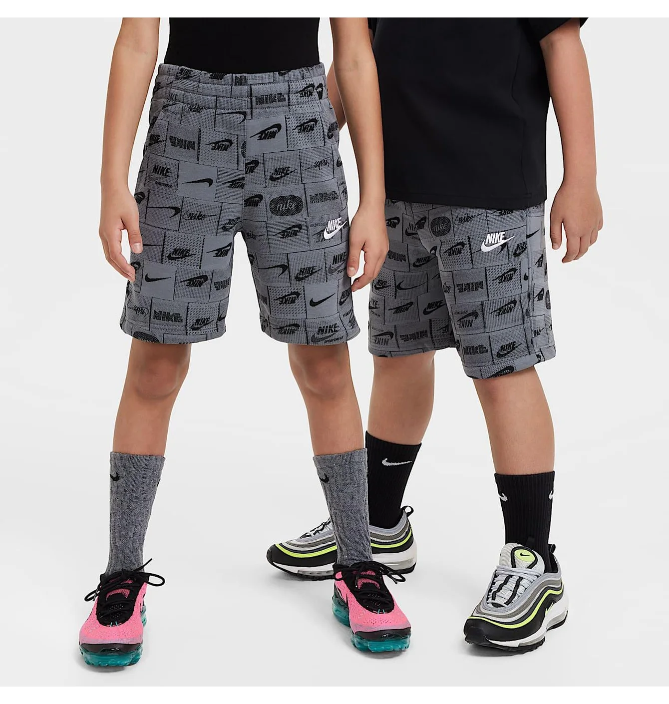 Шорти дитячі Nike K Ns Club Ft Short Aop Grey FN8743-084