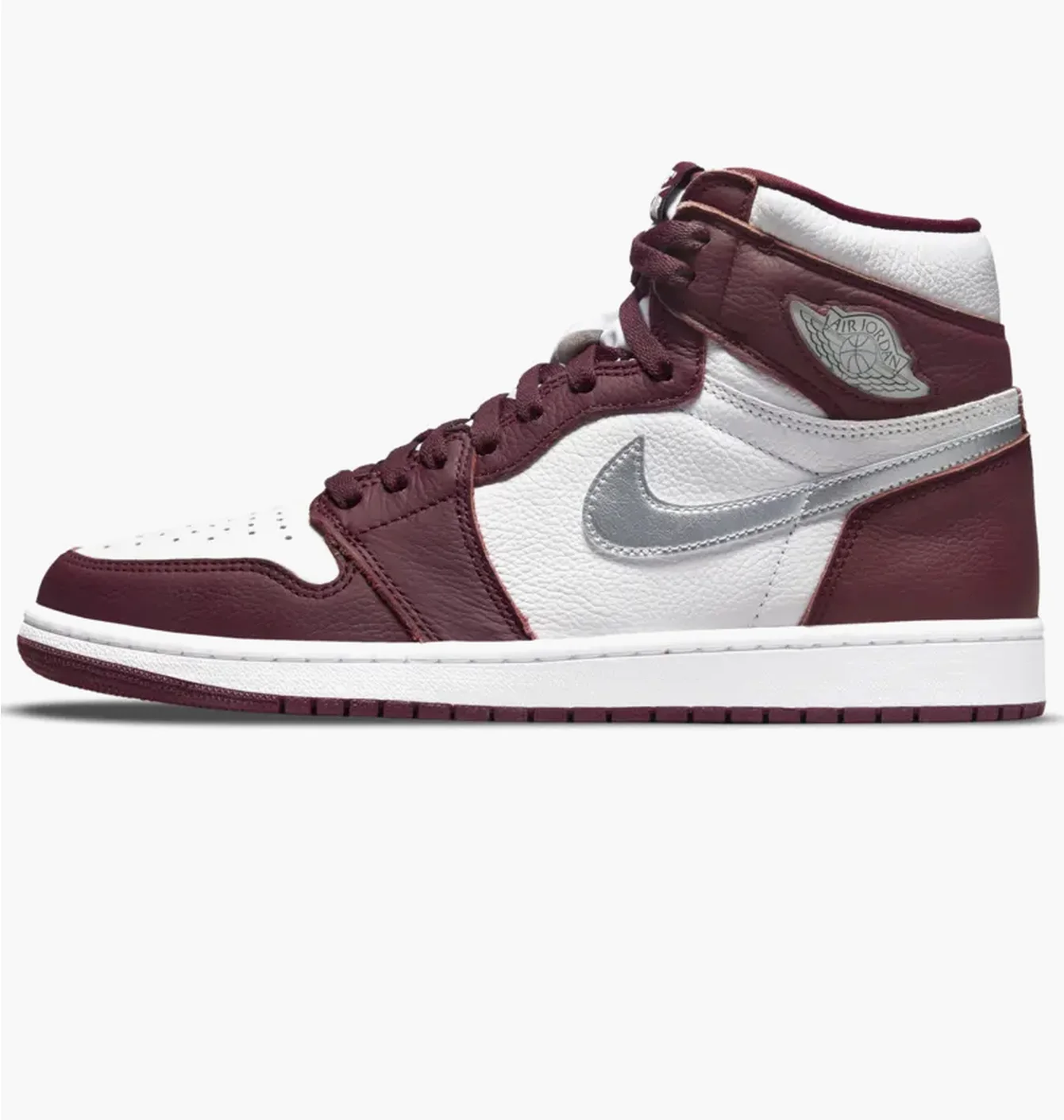 Кросівки чоловічі Air Jordan 1 Retro High Og Bordo/White 555088-611