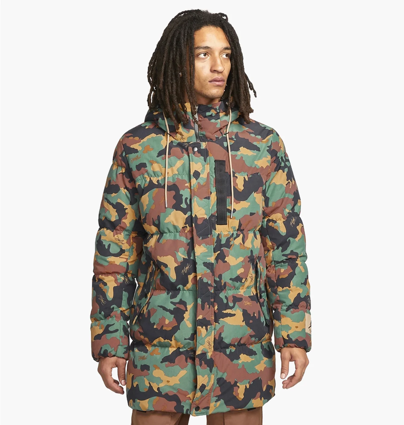 Парка чоловіча Air Jordan Mens Allover Print Parka Camo DC9679-333