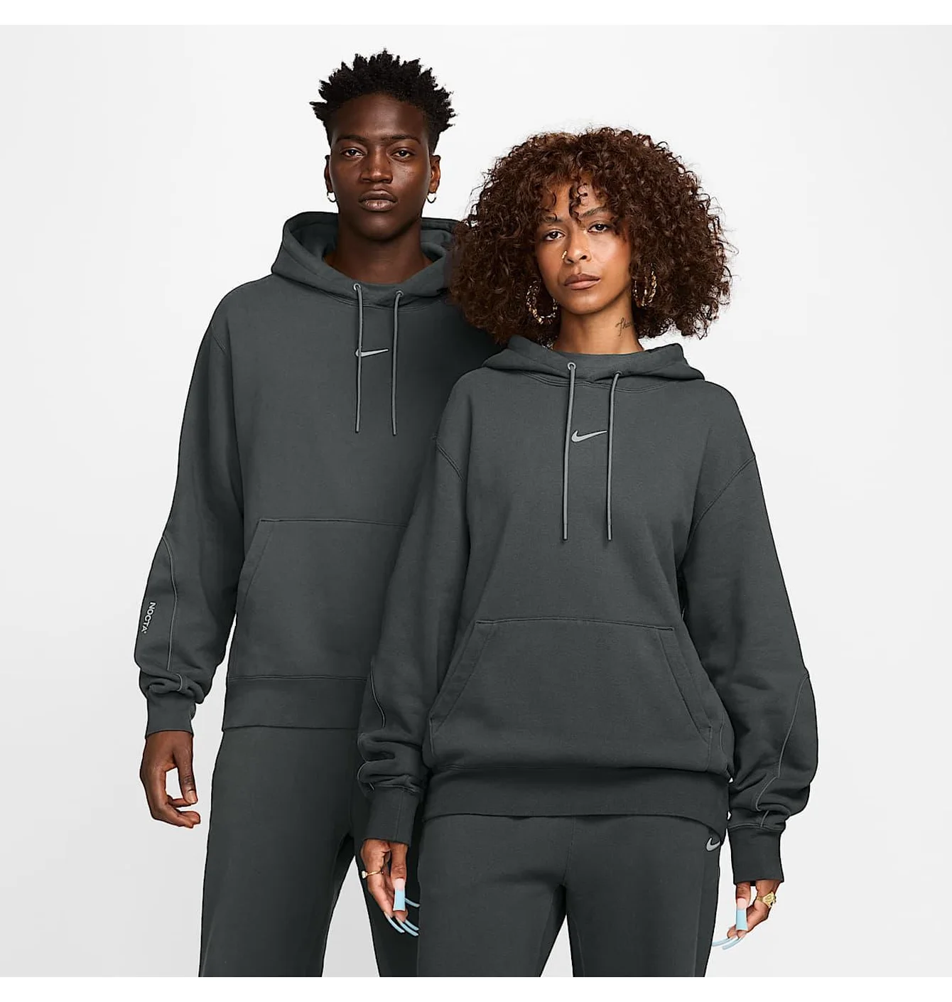 Худі унісекс Nike X Drake Nocta Nrg Fleece Grey FN7659-060