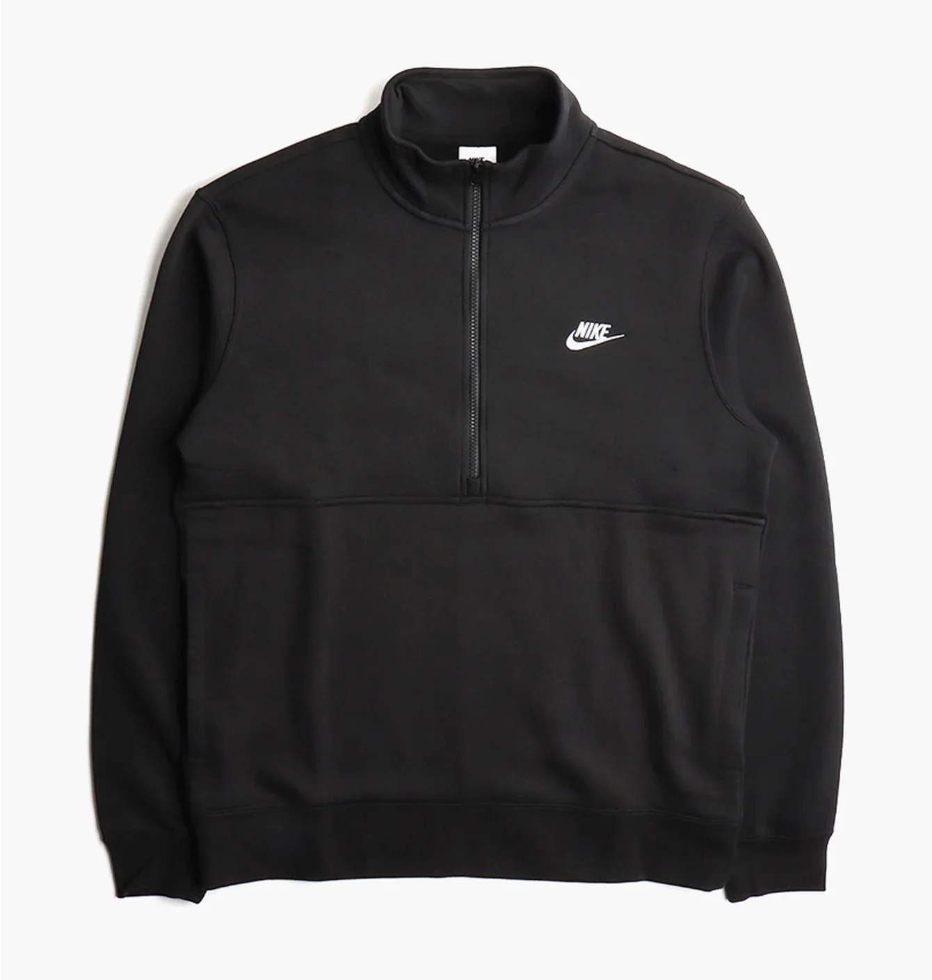 Світшот чоловічий Nike Sportswear Club Half Zip Sweatshirt Black Dd4732-011
