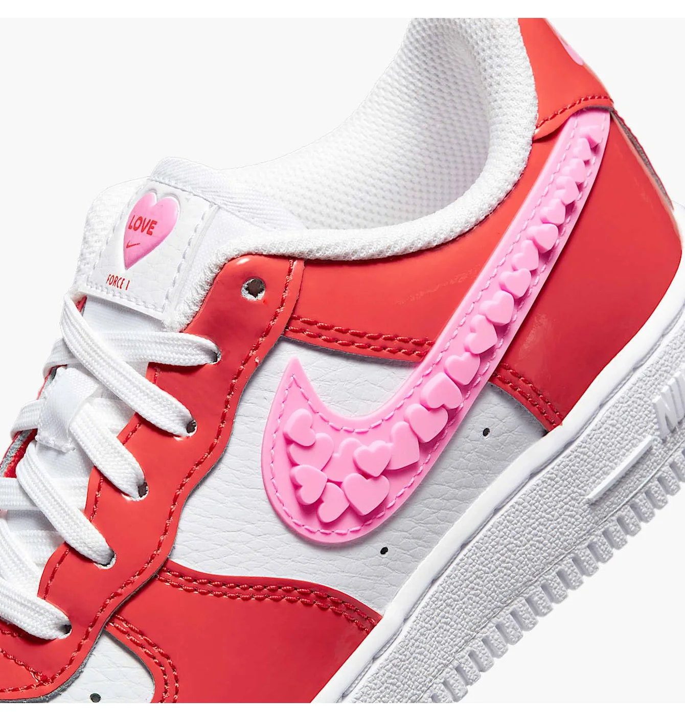 Кросівки дитячі Nike Air Force 1 Lv8 1 (Ps) White/Red FD1032-600