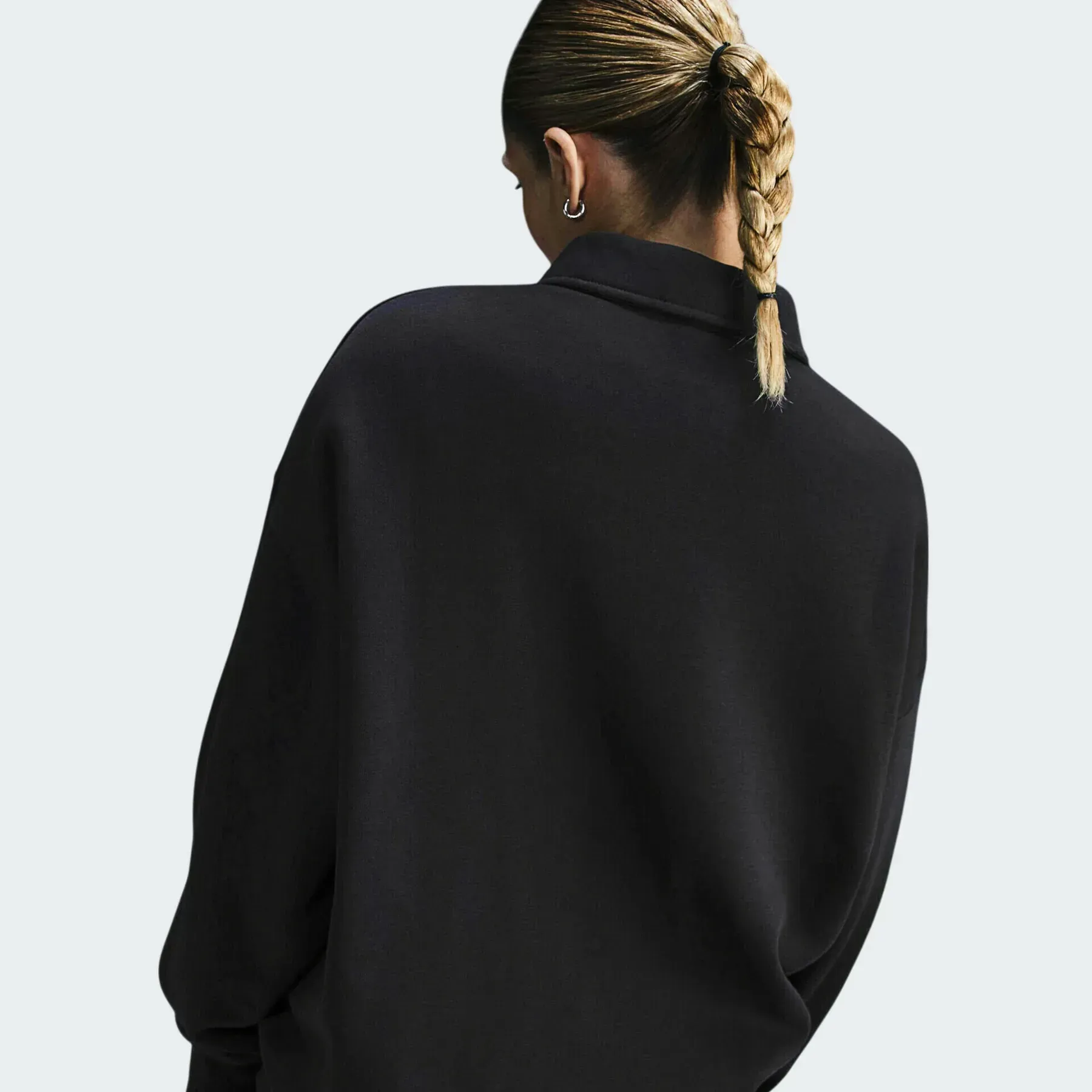 Кофта жіночі Nike W Nsw Phnx Flc Os Qz Polo (FZ3207-010)