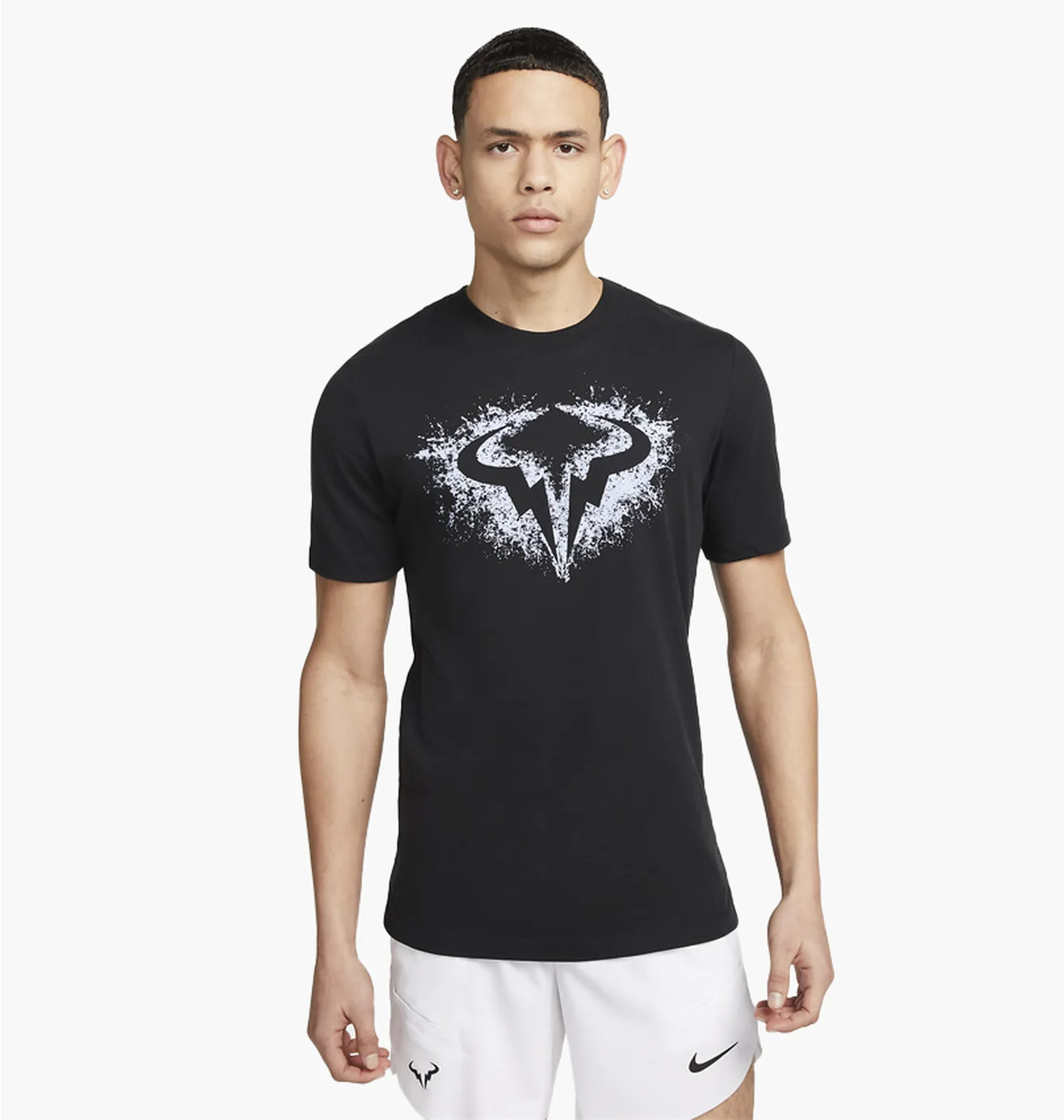 Футболка чоловіча Nike Rafa Dri-Fit Tennis T-Shirt Black FD0032-010