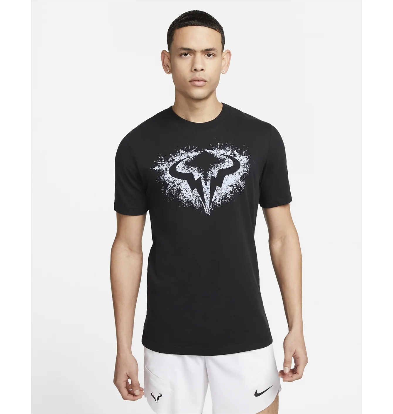 Футболка чоловіча Nike Rafa Dri-Fit Tennis T-Shirt Black FD0032-010