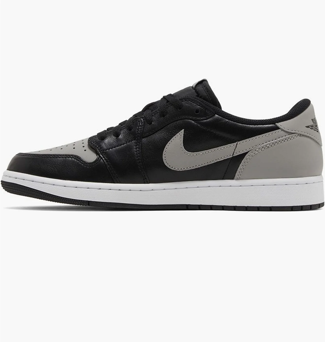 Кросівки чоловічі Air Jordan 1 Retro Low Og 2024 Black/Grey CZ0790-003