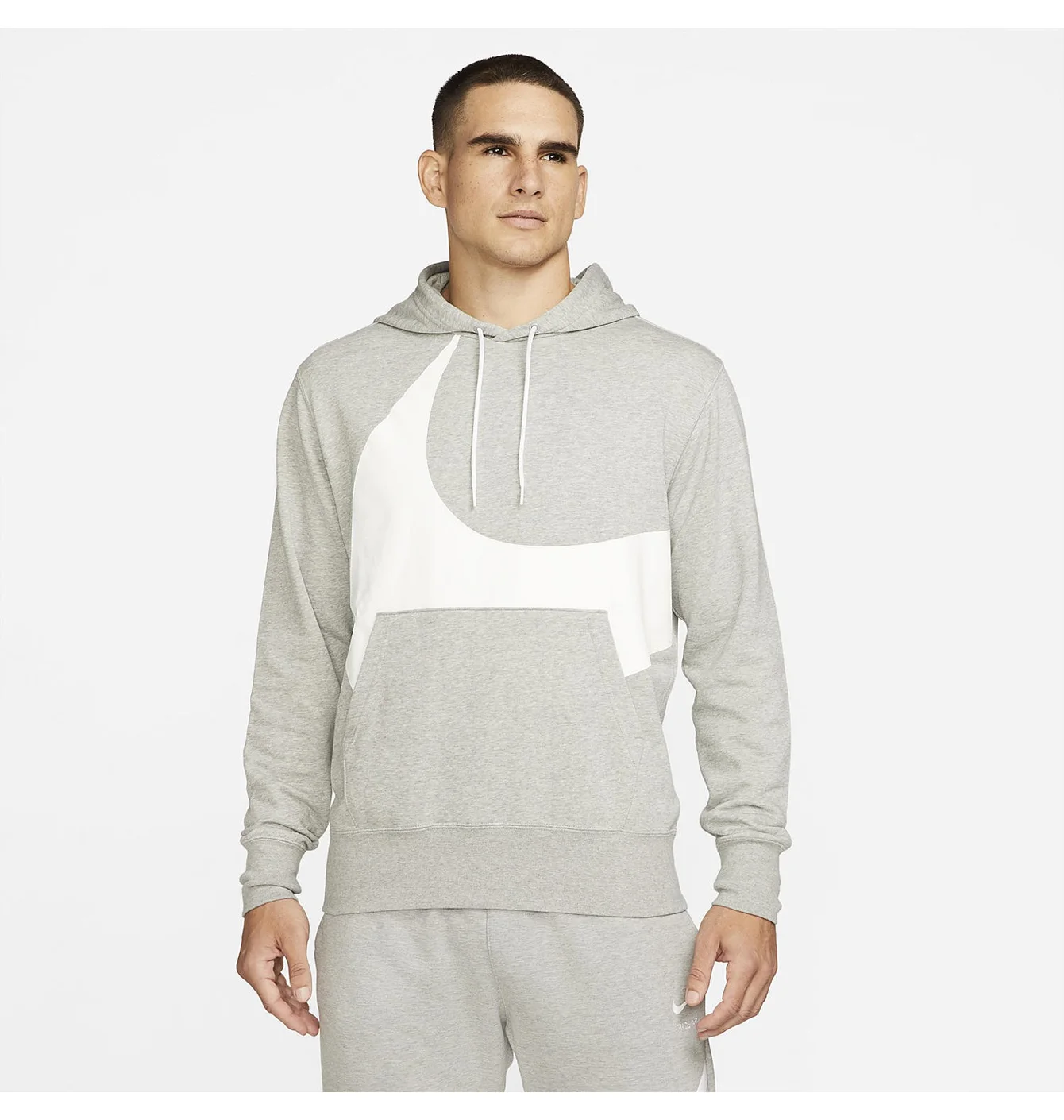 Худі чоловіче Nike Sportswear Swoosh Grey DH1027-063