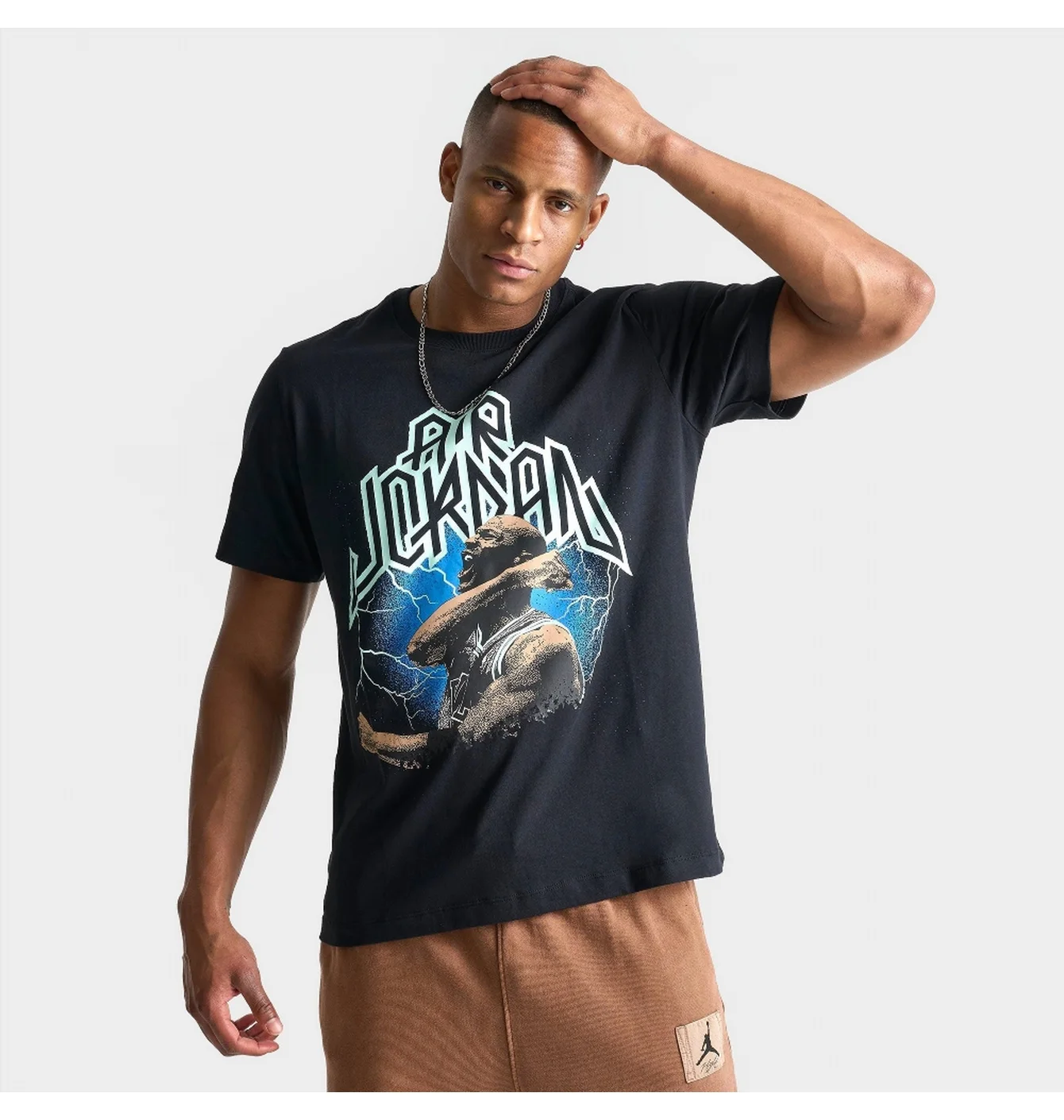 Футболка чоловіча Air Jordan Sport Dri-Fit Graphic T-Shirt Black FN6016-010