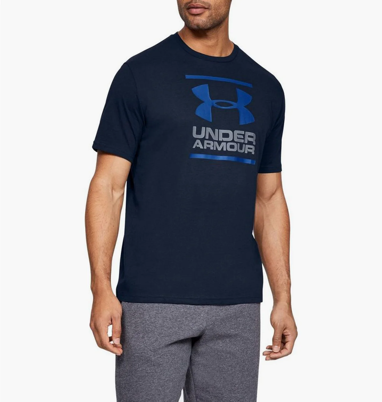 Футболка чоловіча Under Armour Gl Foundation Ss T Blue 1326849-408