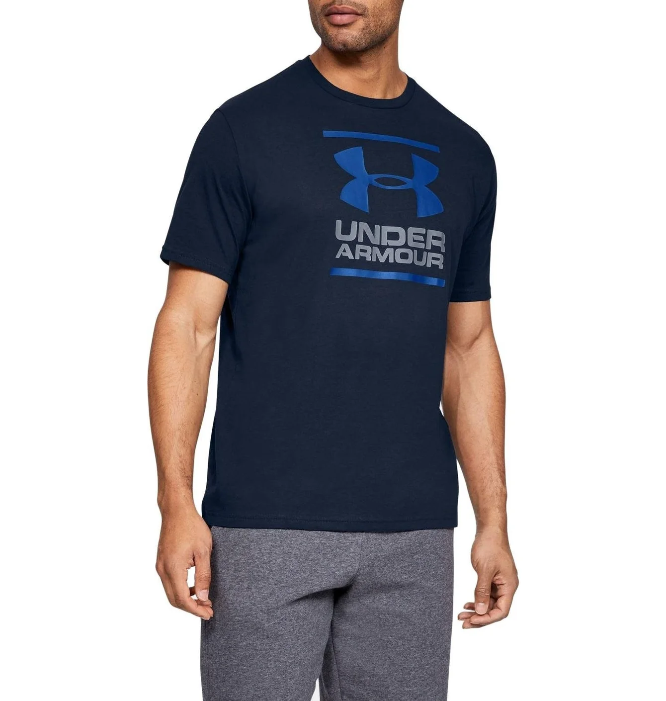 Футболка чоловіча Under Armour Gl Foundation Ss T Blue 1326849-408