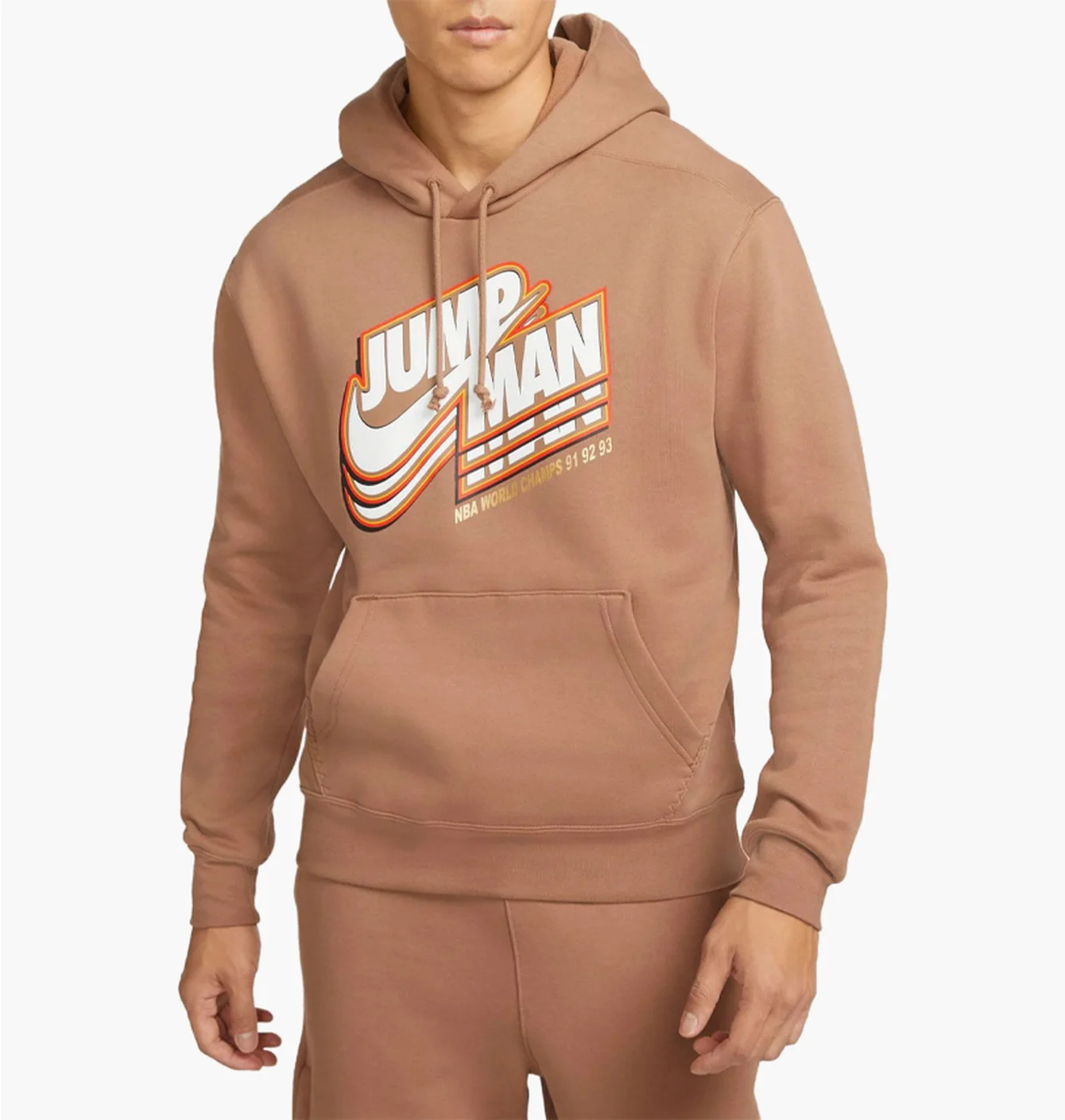 Худі чоловіче Nike Jumpman Core Fleece Po Hoodie “Archaeo Brown” Beige Dc9604-256