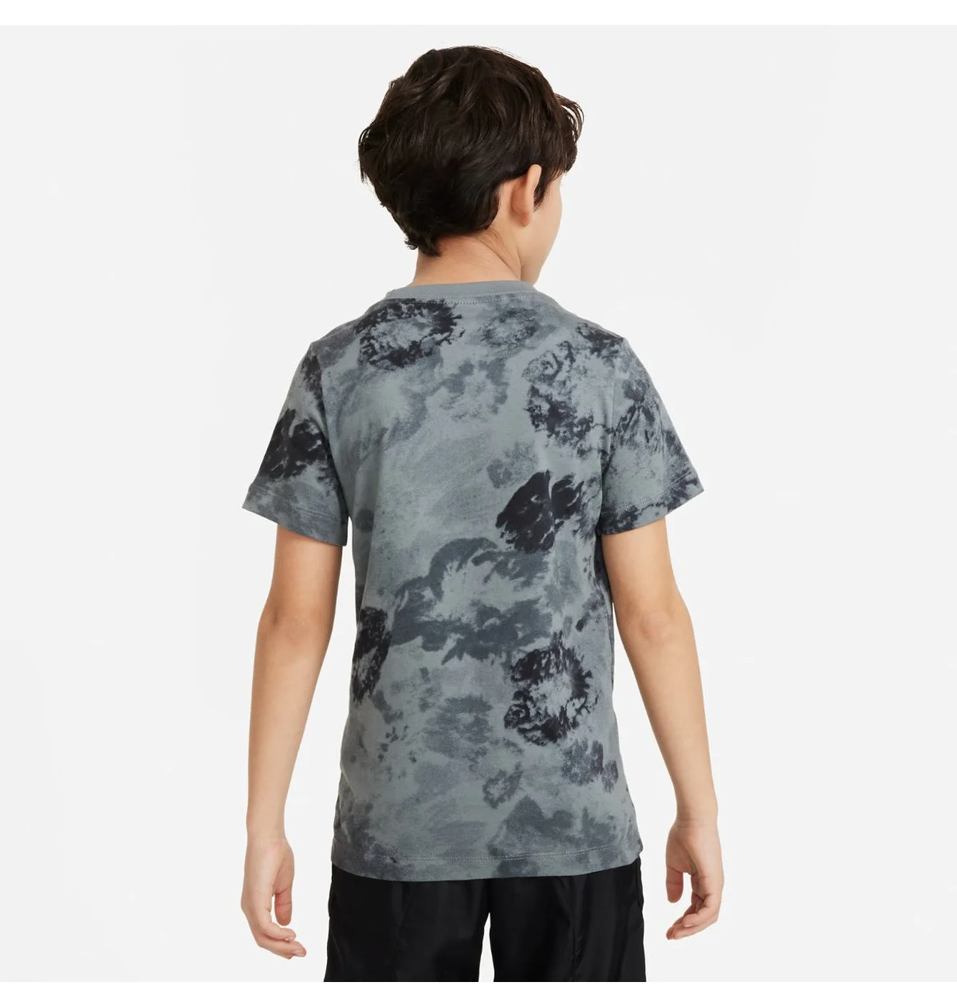 Футболка дитяча Nike K Nsw Tee Club Ssnl Aop Grey FN9612-084