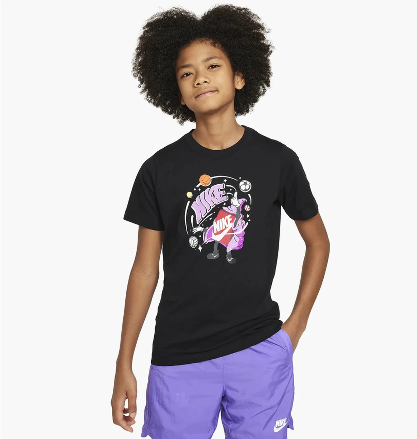 Футболка дитяча Nike K Nsw Tee Boxy 1 Black FN9614-010