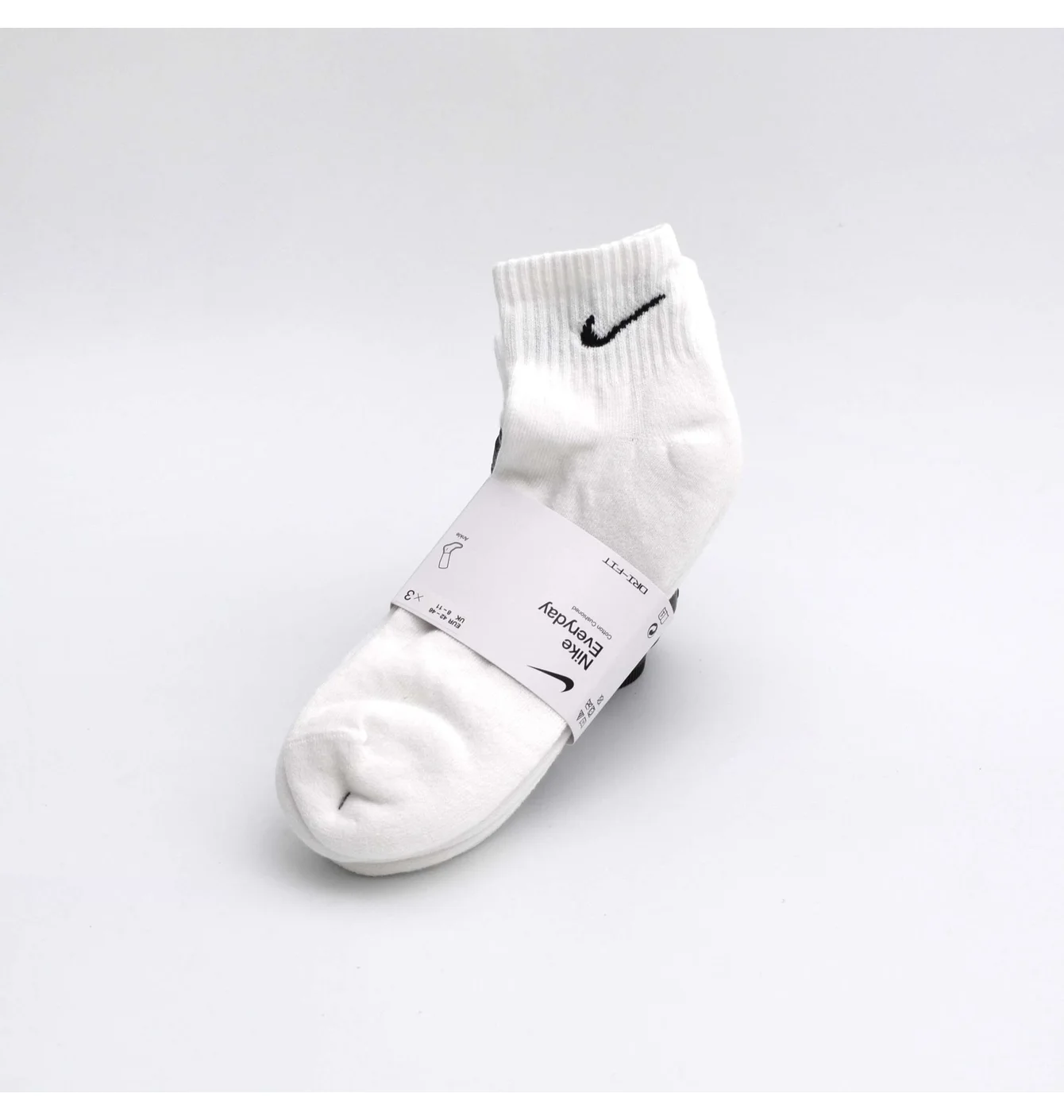 Шкарпетки унісекс Nike U Nk Everyday Cush Ankle (3 пари, утеплені) White SX7667-100
