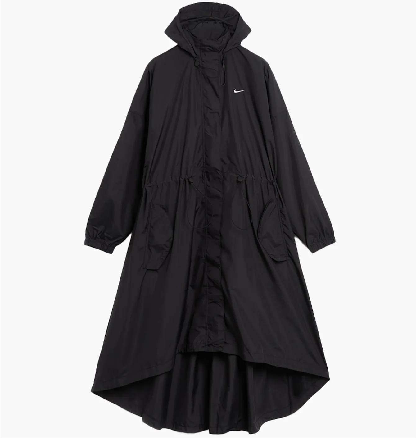 Пальто жіноче Nike W Nsw Essntl Trench Black FN2843-010