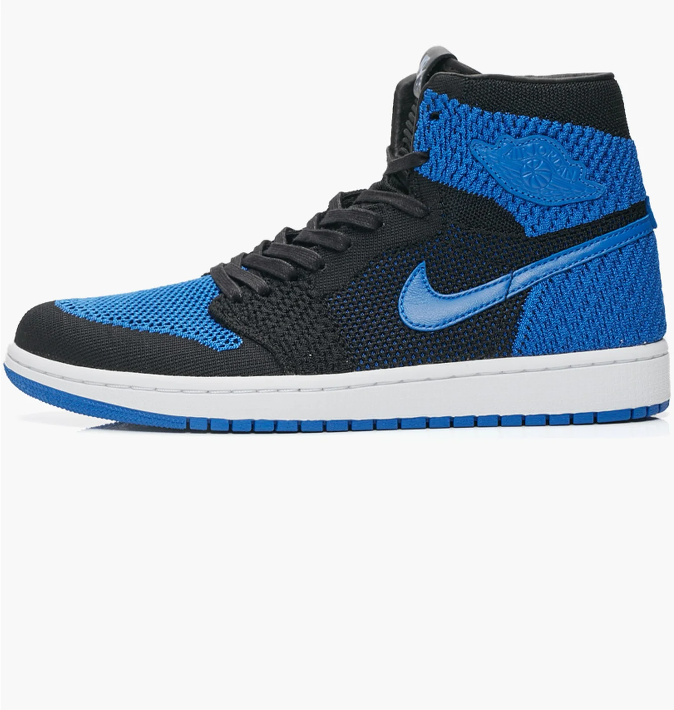 Кросівки чоловічі Air Jordan 1 Retro High Og Flyknit Black/Blue 919704-006