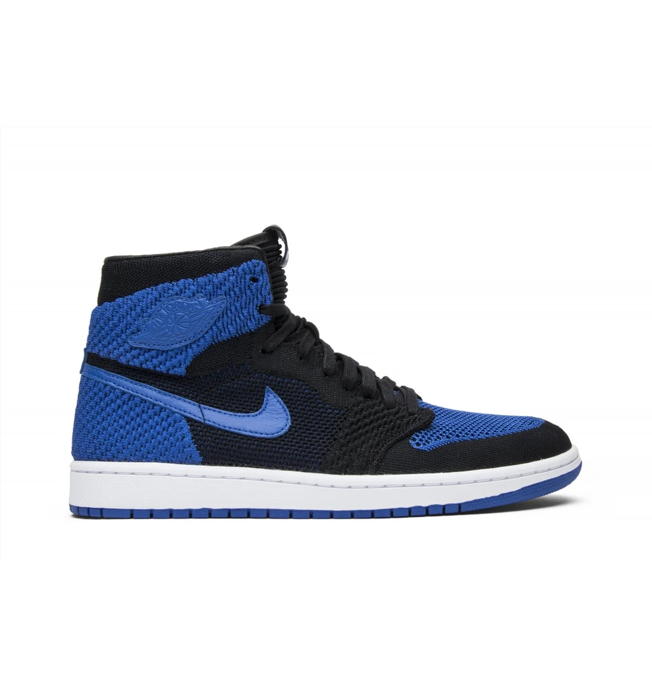Кросівки чоловічі Air Jordan 1 Retro High Og Flyknit Black/Blue 919704-006