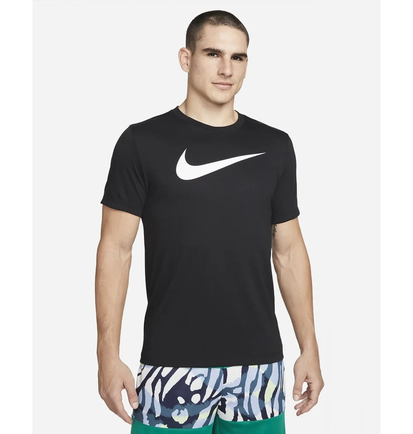 Футболка чоловіча Nike Swoosh Tee Black CW6936-010