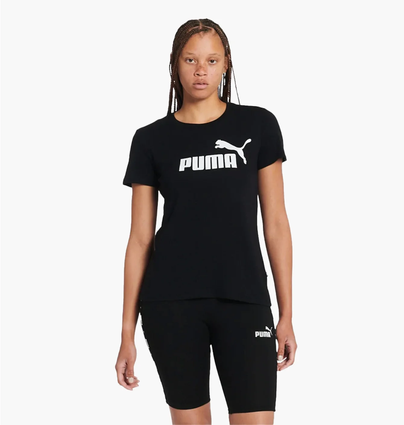 Футболка жіноча Puma Essential Logo Tee Black 586295-01