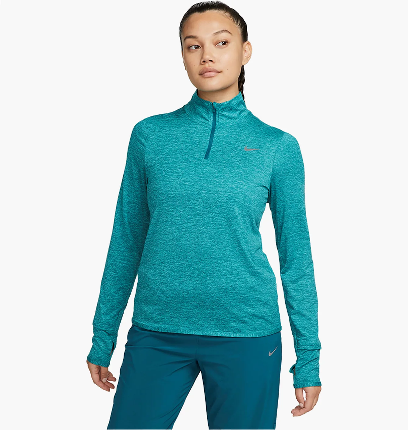 Кофта жіноча Nike 1/4 Dri-Fit Swift Uv Turquoise FB4316-381