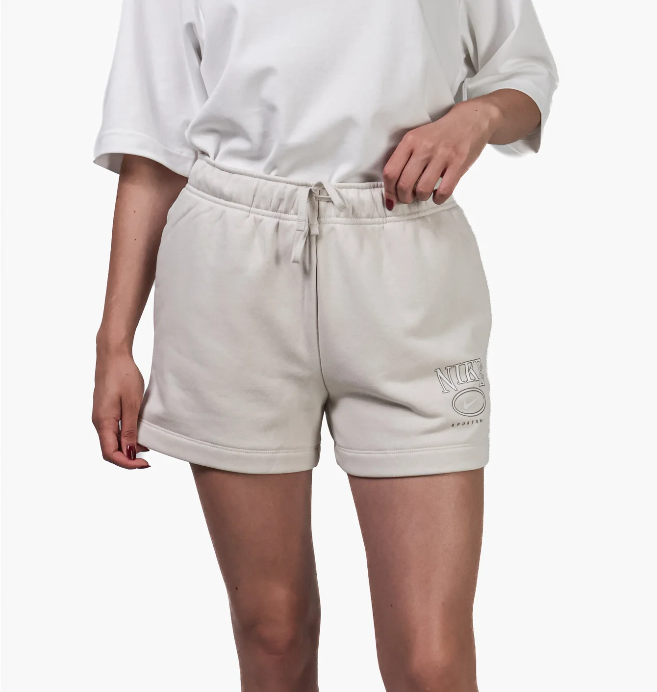 Шорти жіночі Nike Club Fleece Ft Mr 4 White HJ1282-104