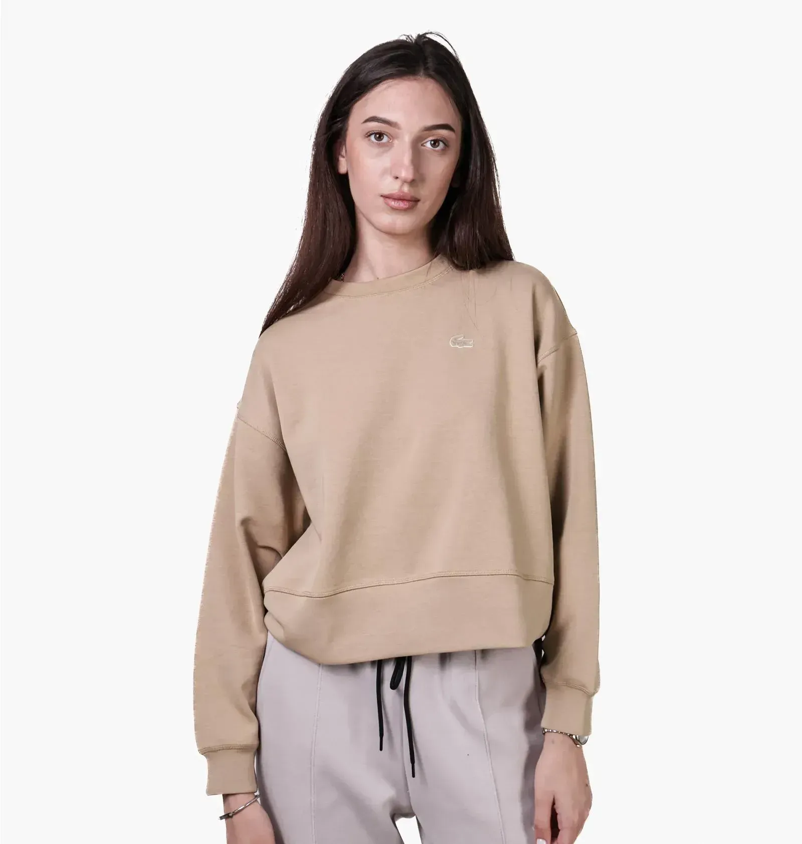 Кофта жіночі Lacoste Oversize Fit Beige (SF561402S)