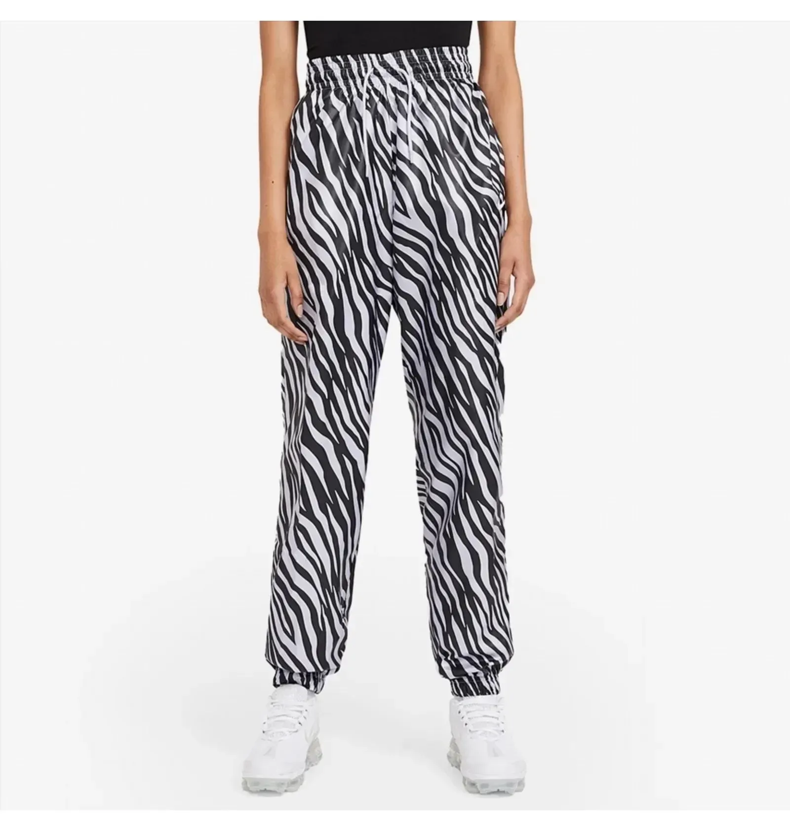 Брюки жіночі Nike Sportswear Icon Clash Woven Pant Black/White (DC5292-596)