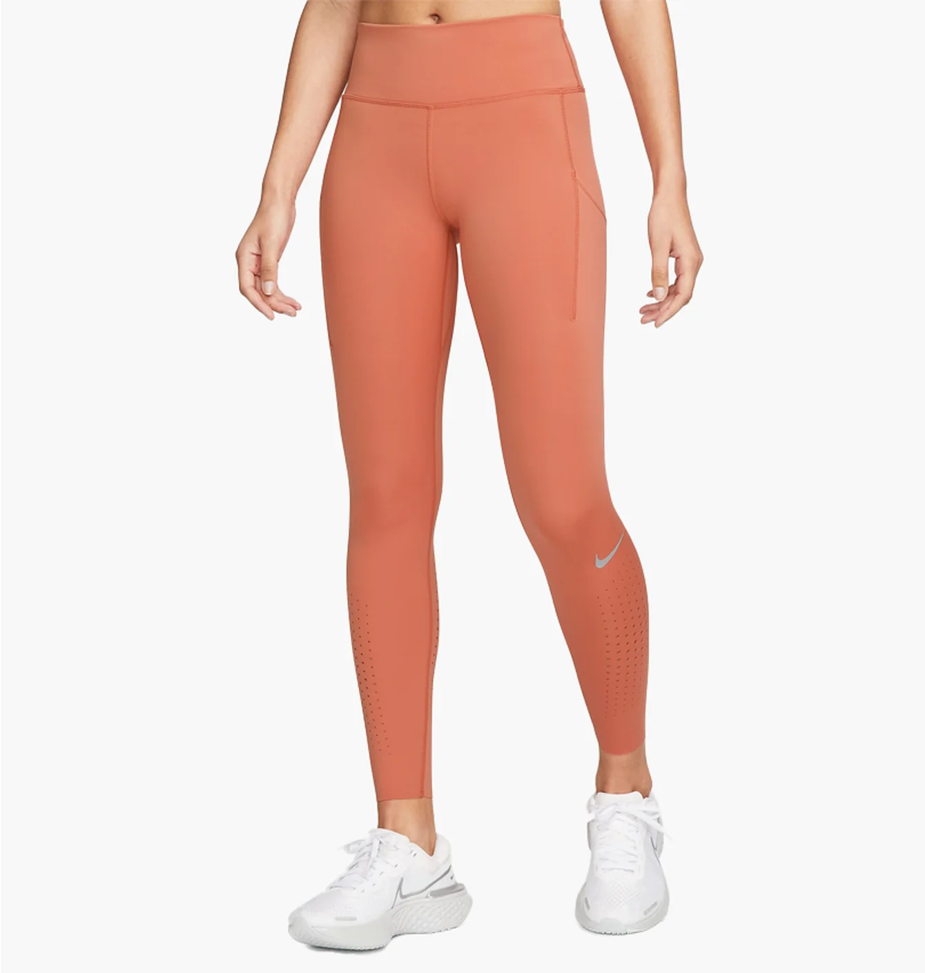 Легінси жіночі Nike Epic Luxe WomenS Mid-Rise Pocket Leggings Orange CN8041-827