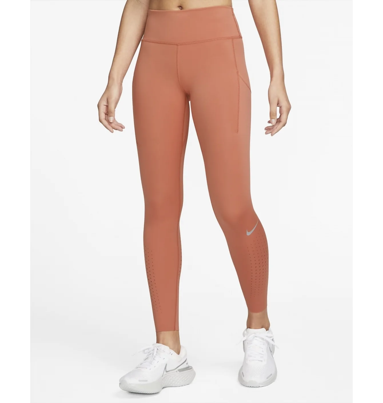 Легінси жіночі Nike Epic Luxe WomenS Mid-Rise Pocket Leggings Orange CN8041-827