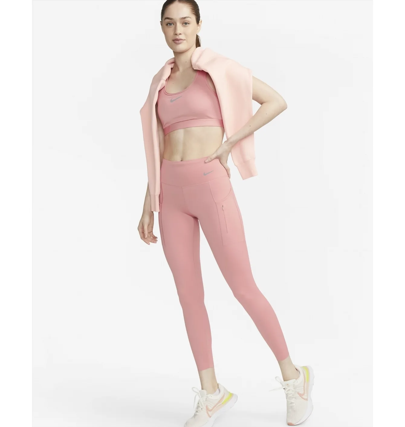 Легінси жіночі Nike Go Pink DQ5692-618