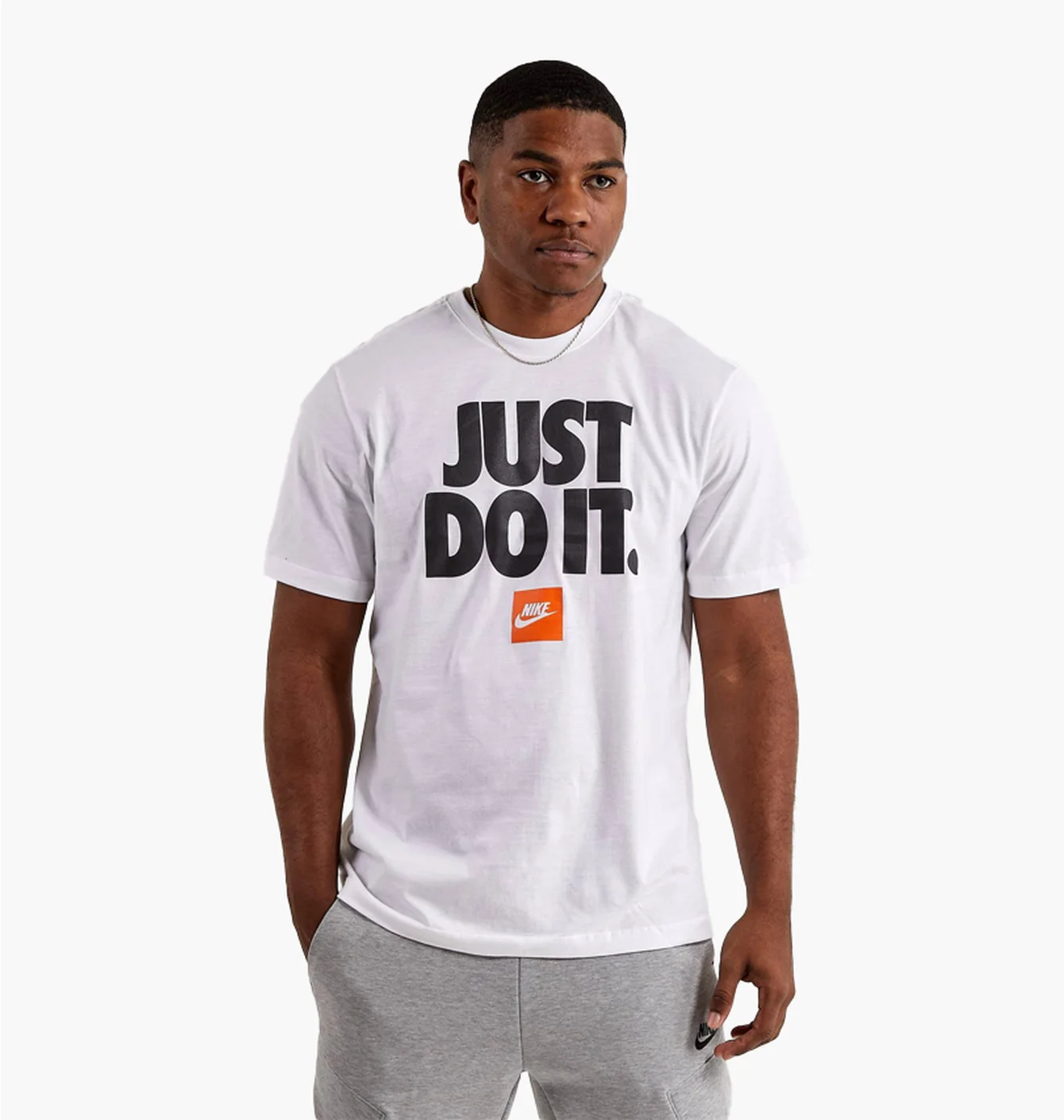 Футболка чоловіча Nike Just Do It Tee White Dz2989-100