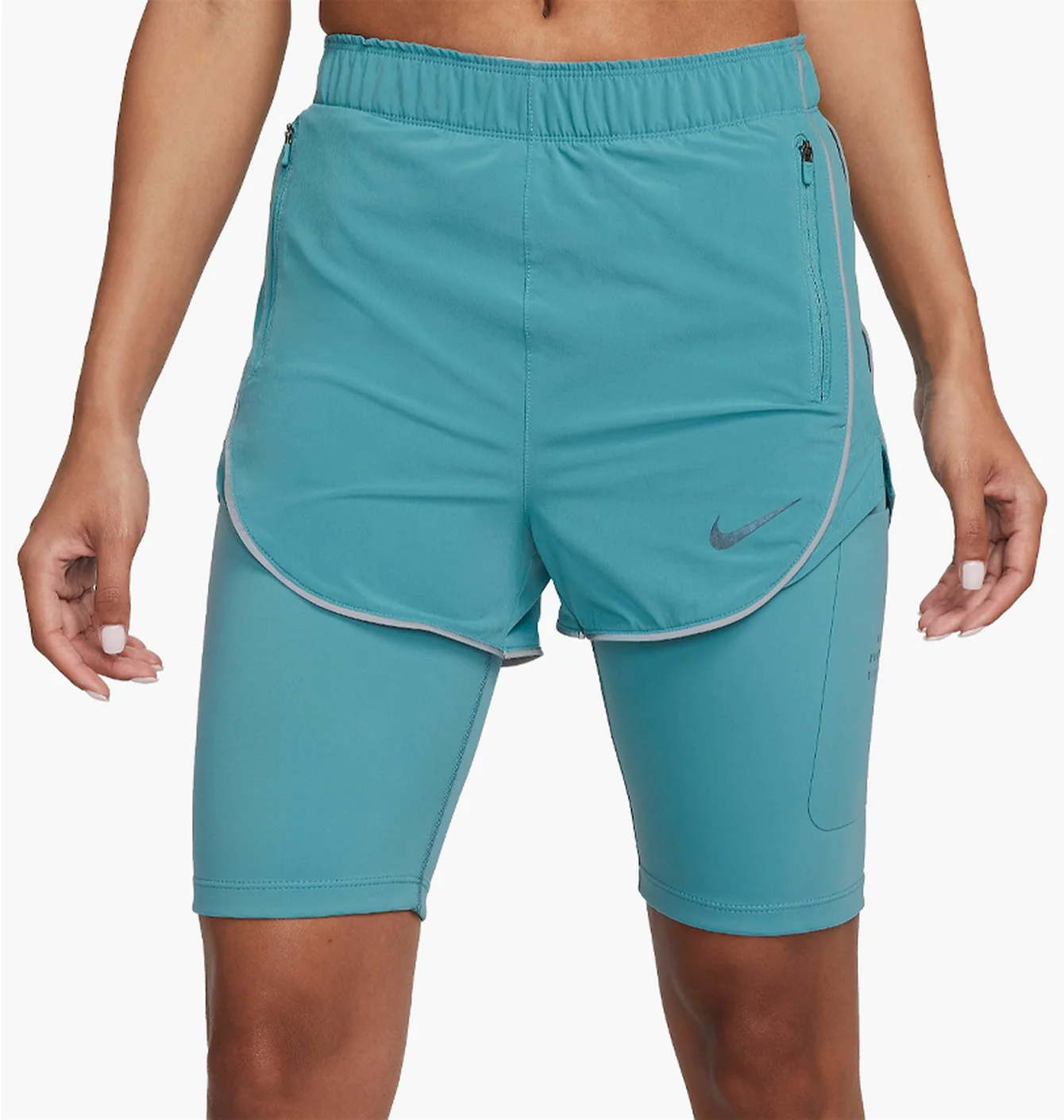 Шорти жіночі Nike Run Dri Fit 2 In 1 Shorts Light Blue DQ5935-424