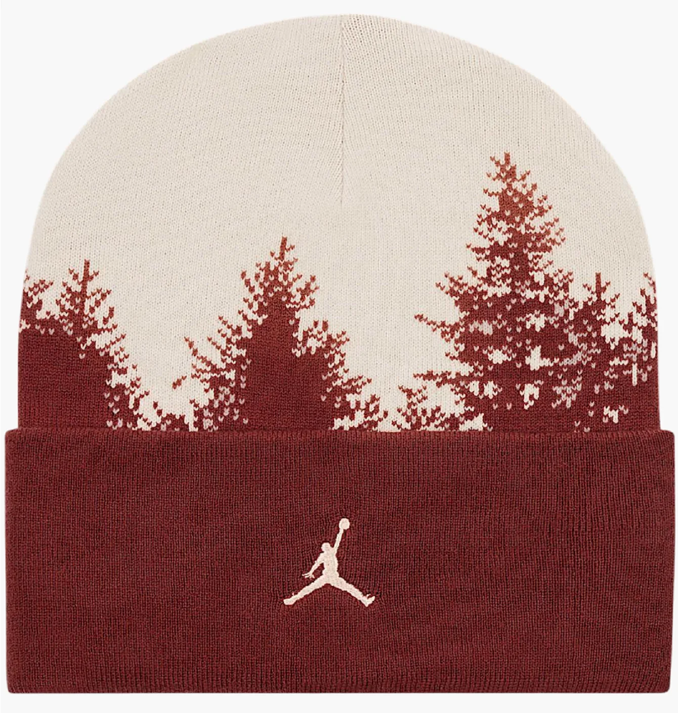 Шапка унісекс Nike Gift White/Bordo HV1077-292