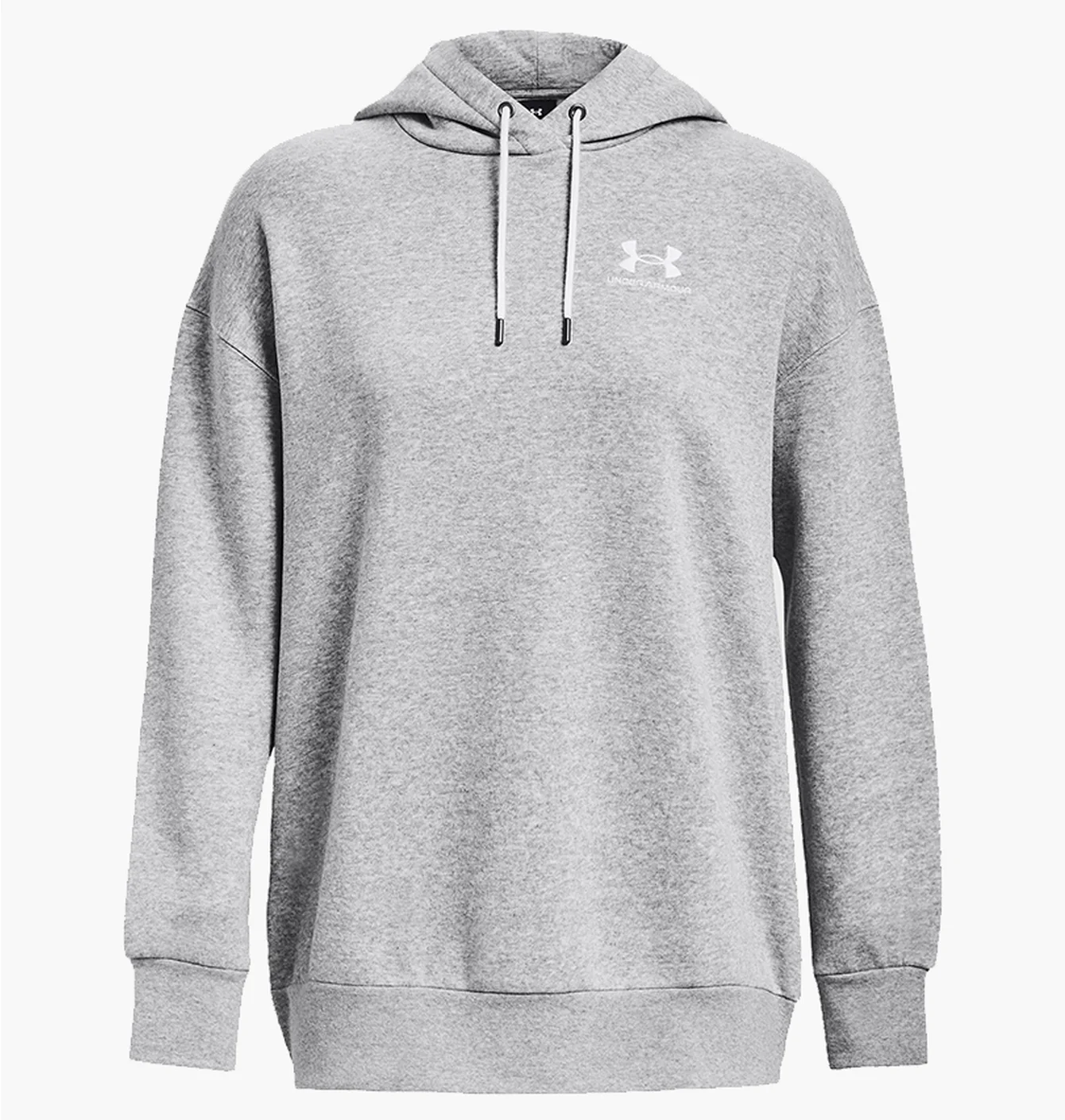 Худі жіноче Under Armour Essential Flc Os Grey 1379495-012