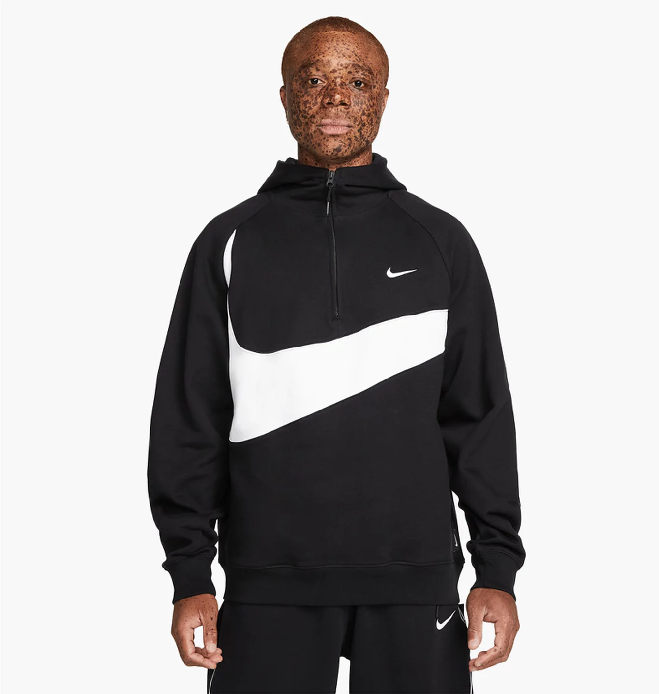 Толстовка чоловіча Nike Swoosh Black Dx0566-010