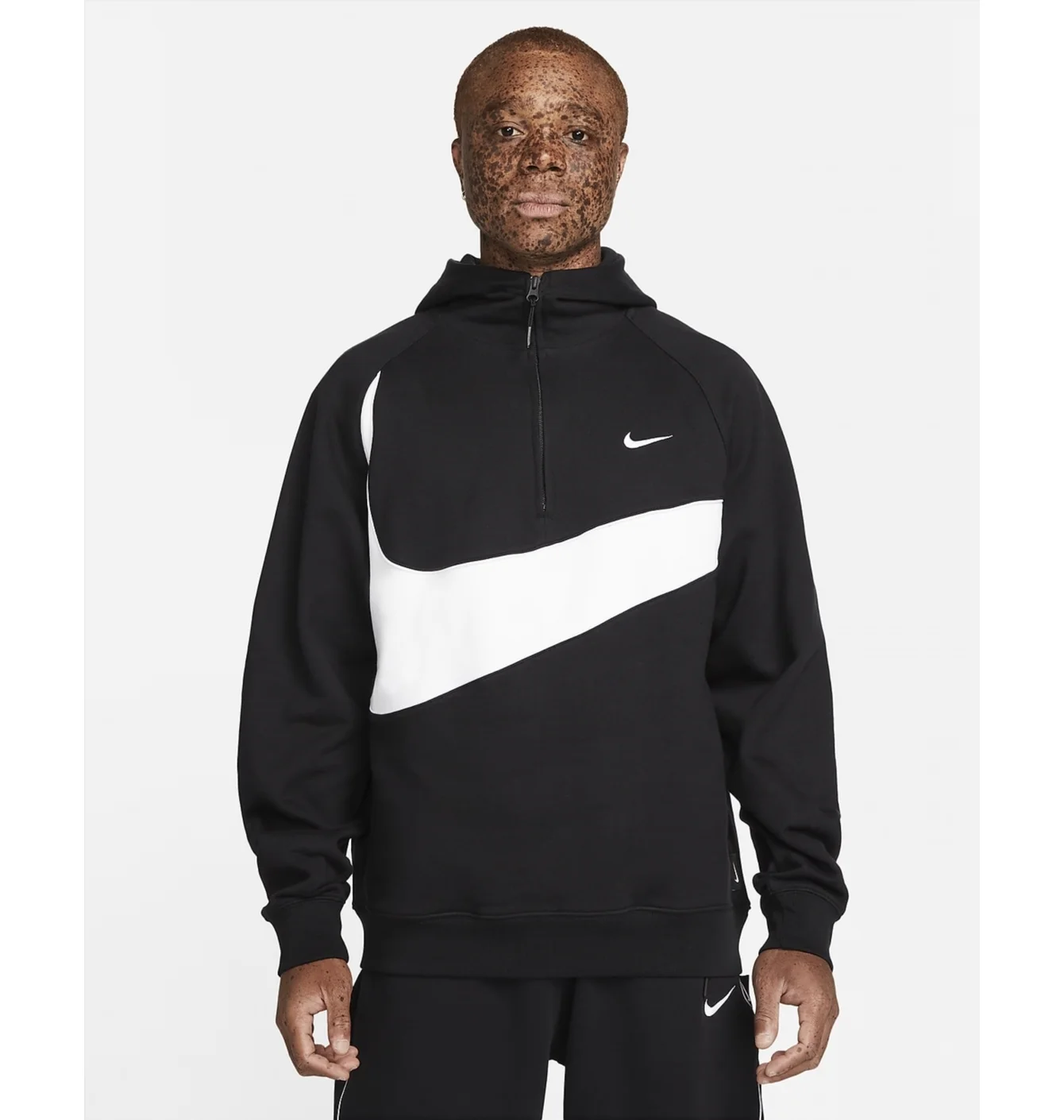 Толстовка чоловіча Nike Swoosh Black Dx0566-010