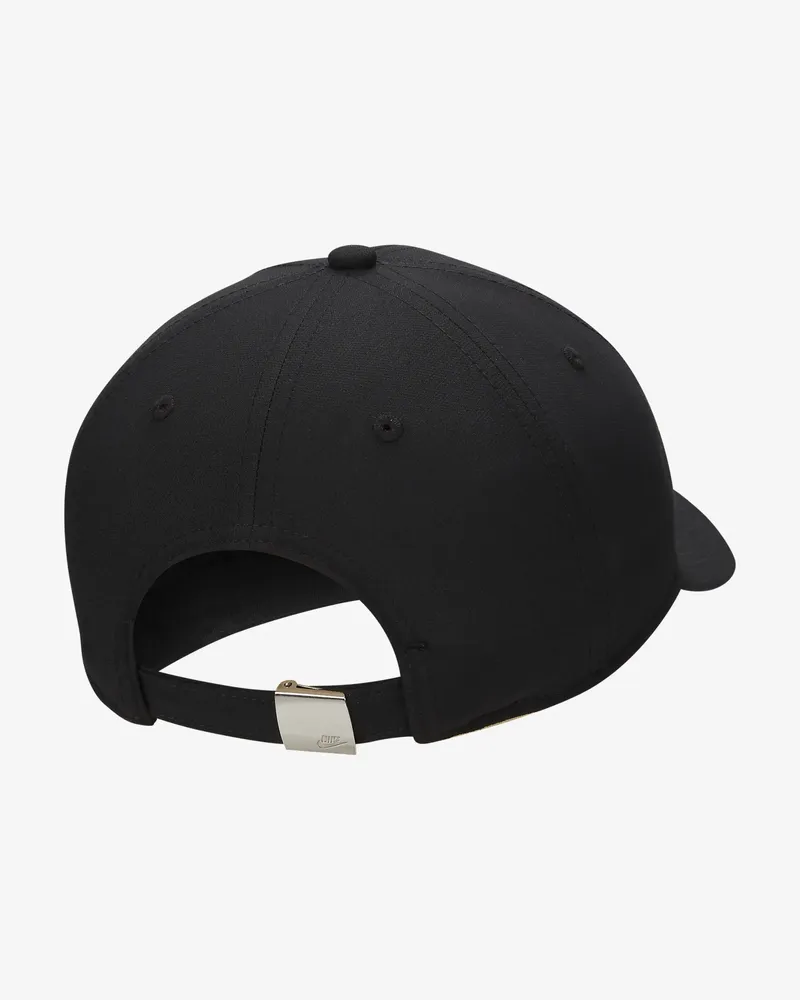 Кепка унісекс Nike Dri-Fit Club Structured Metal Logo Cap Black FB5371-010